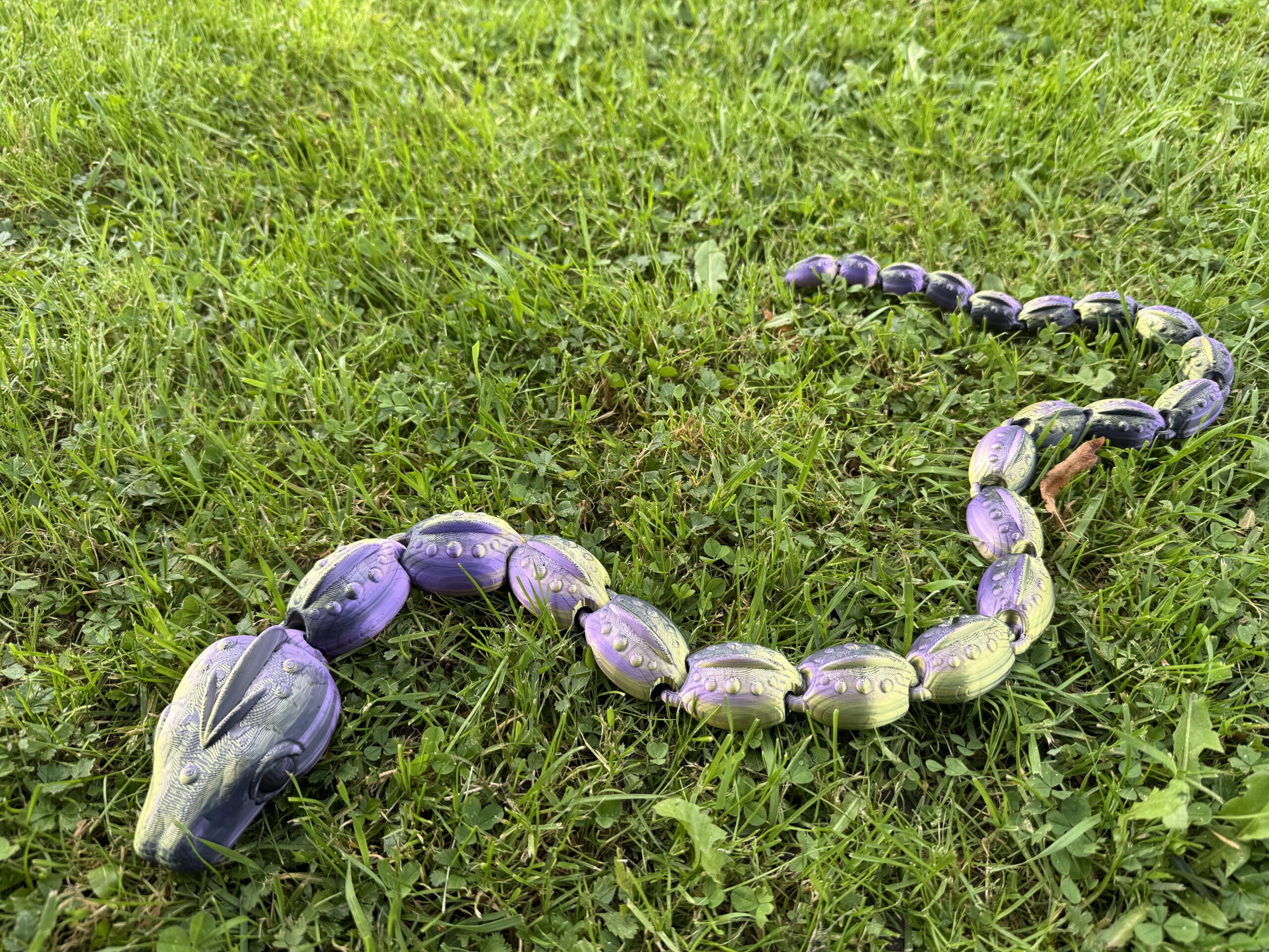 Przegubowy Wąż 3D – imponujący rozmiar 77 cm, bajeczna figurka, zabawka - obrazek 14