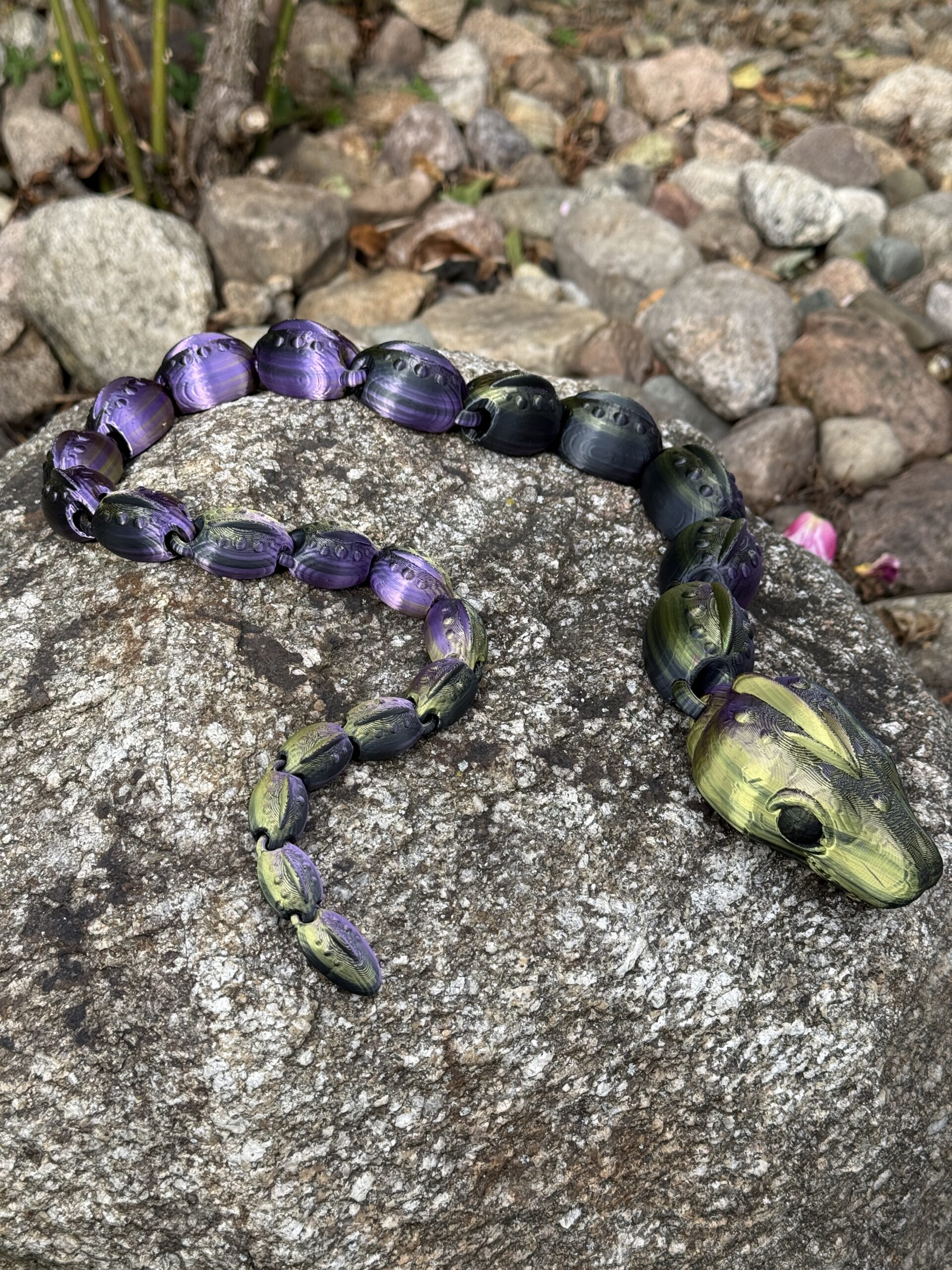 Przegubowy Wąż 3D – imponujący rozmiar 77 cm, bajeczna figurka, zabawka - obrazek 16