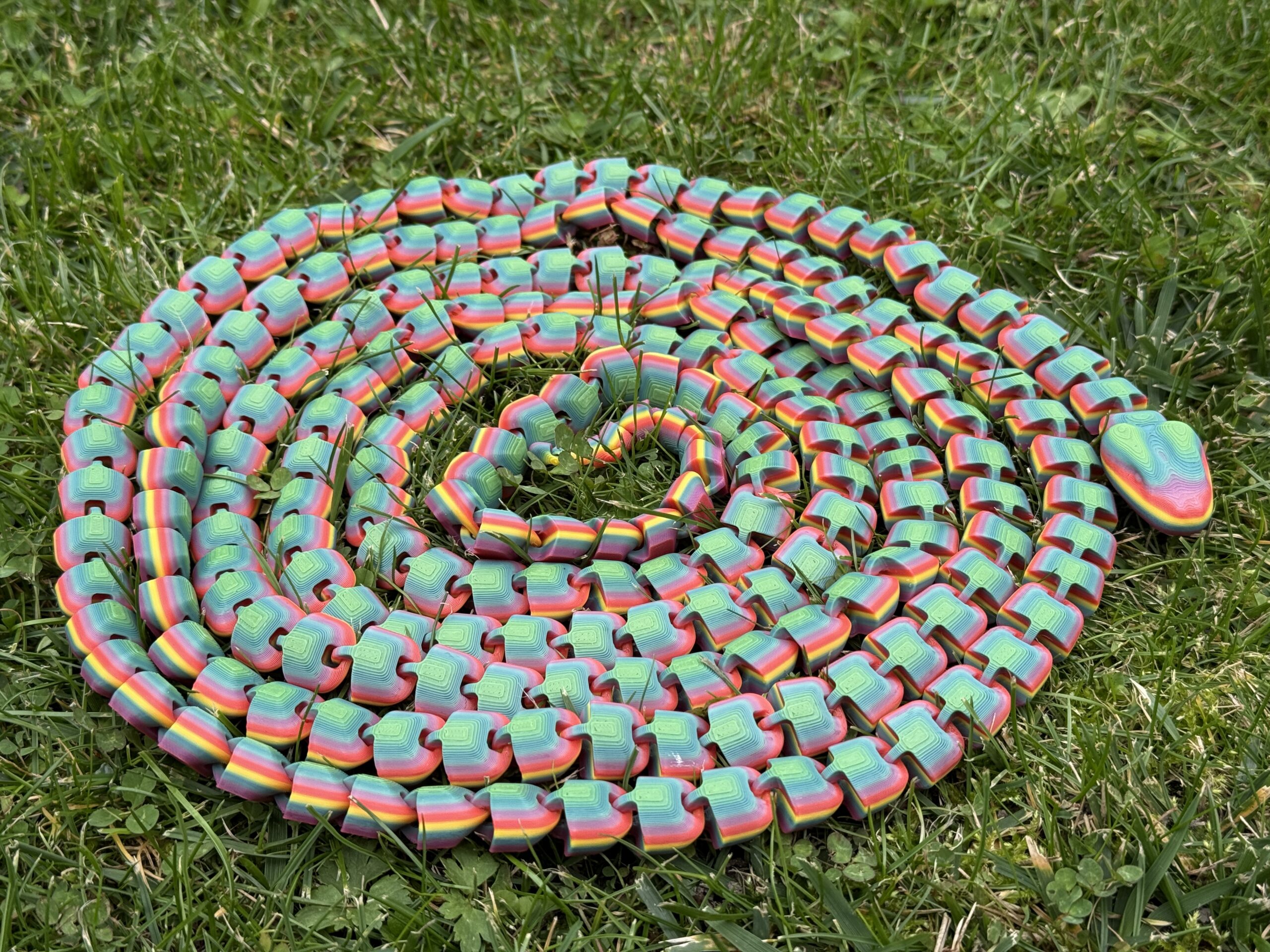 Przegubowy Wąż Gigant 3D – 3 METRY MOCY I PRESTIŻU! MEGA ZABAWKA - obrazek 4