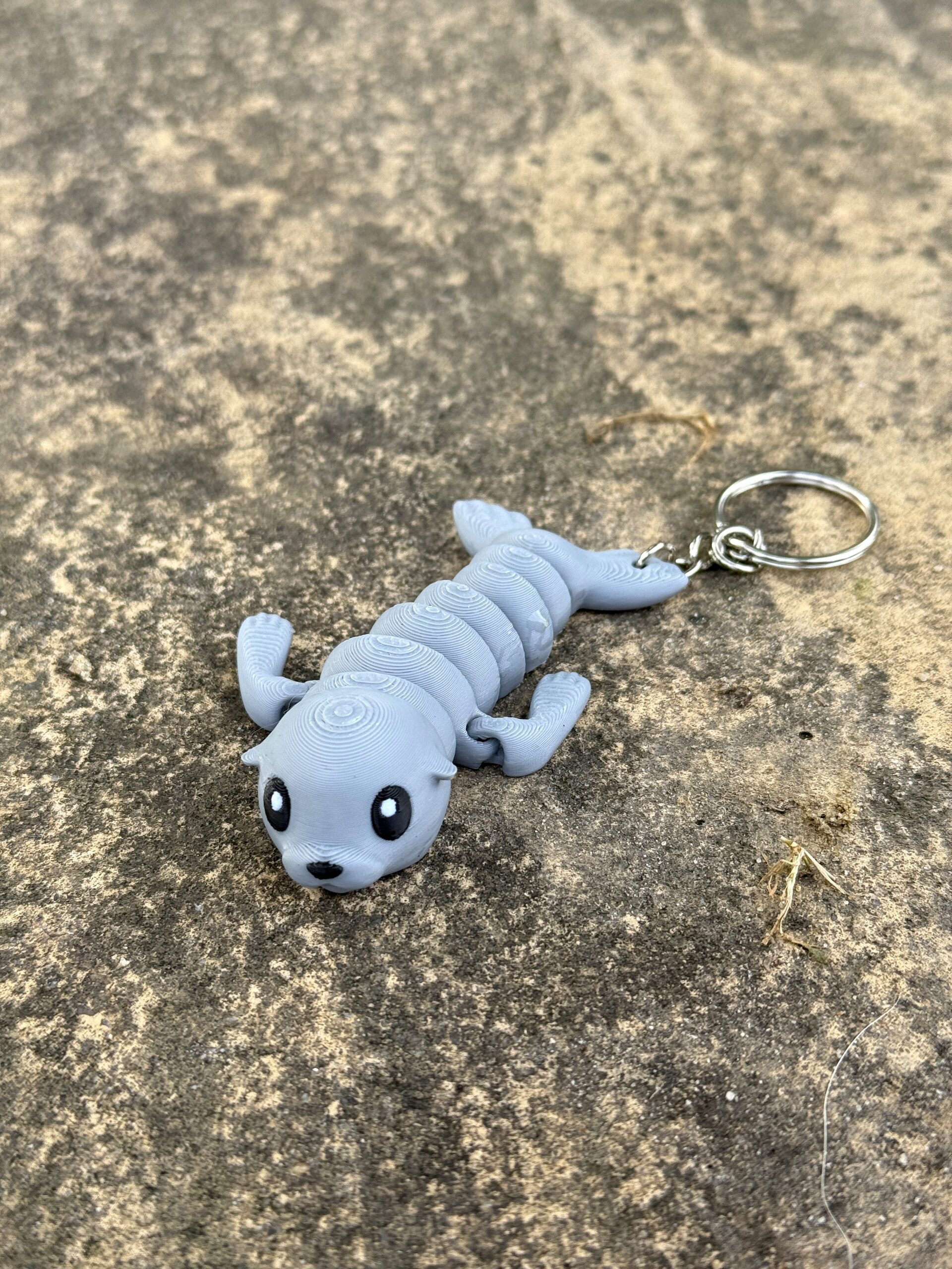 Foka 3D – przegubowy brelok i mini figurka, zabawka, gadżet - obrazek 8