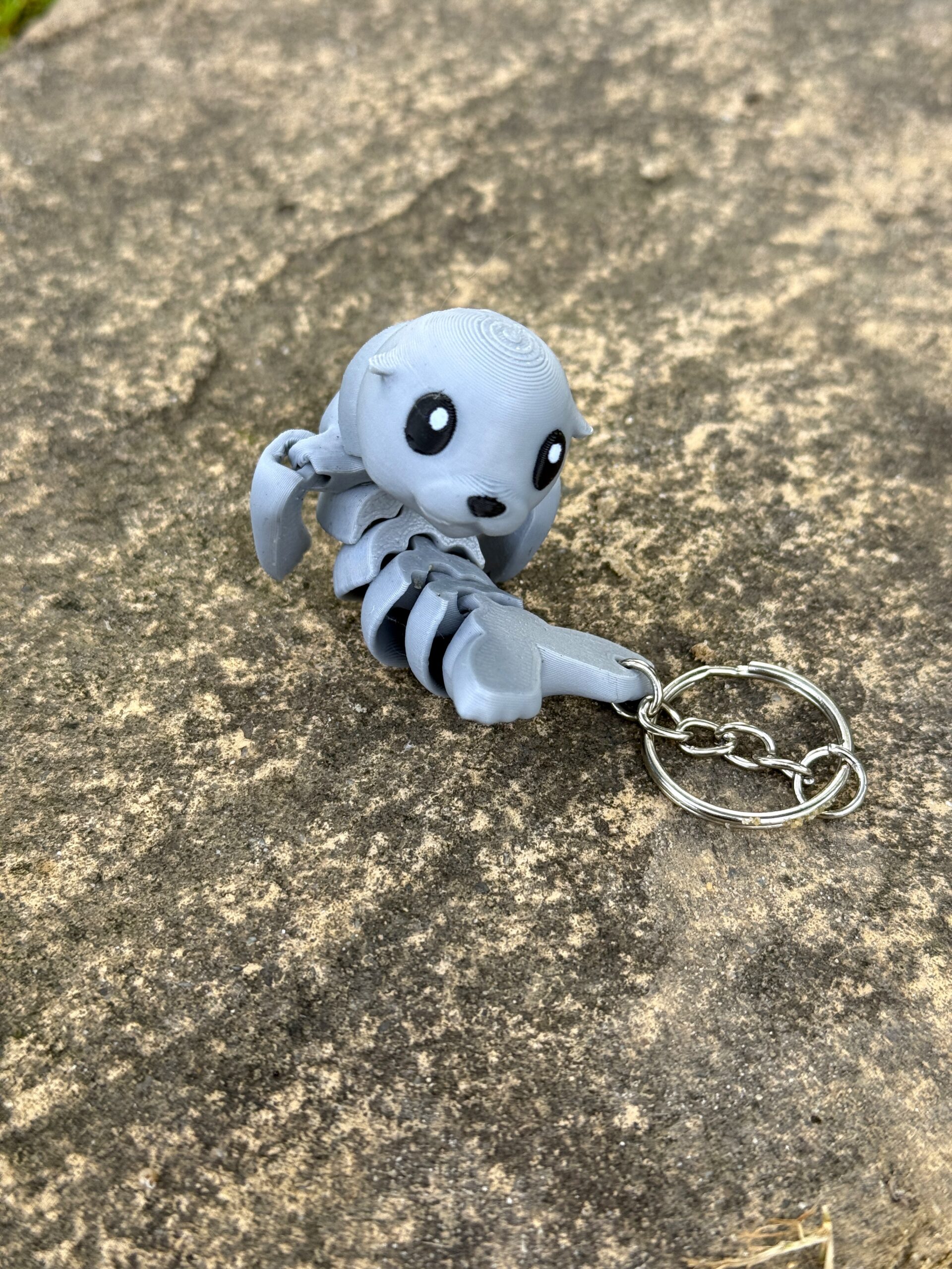 Foka 3D – przegubowy brelok i mini figurka, zabawka, gadżet - obrazek 9