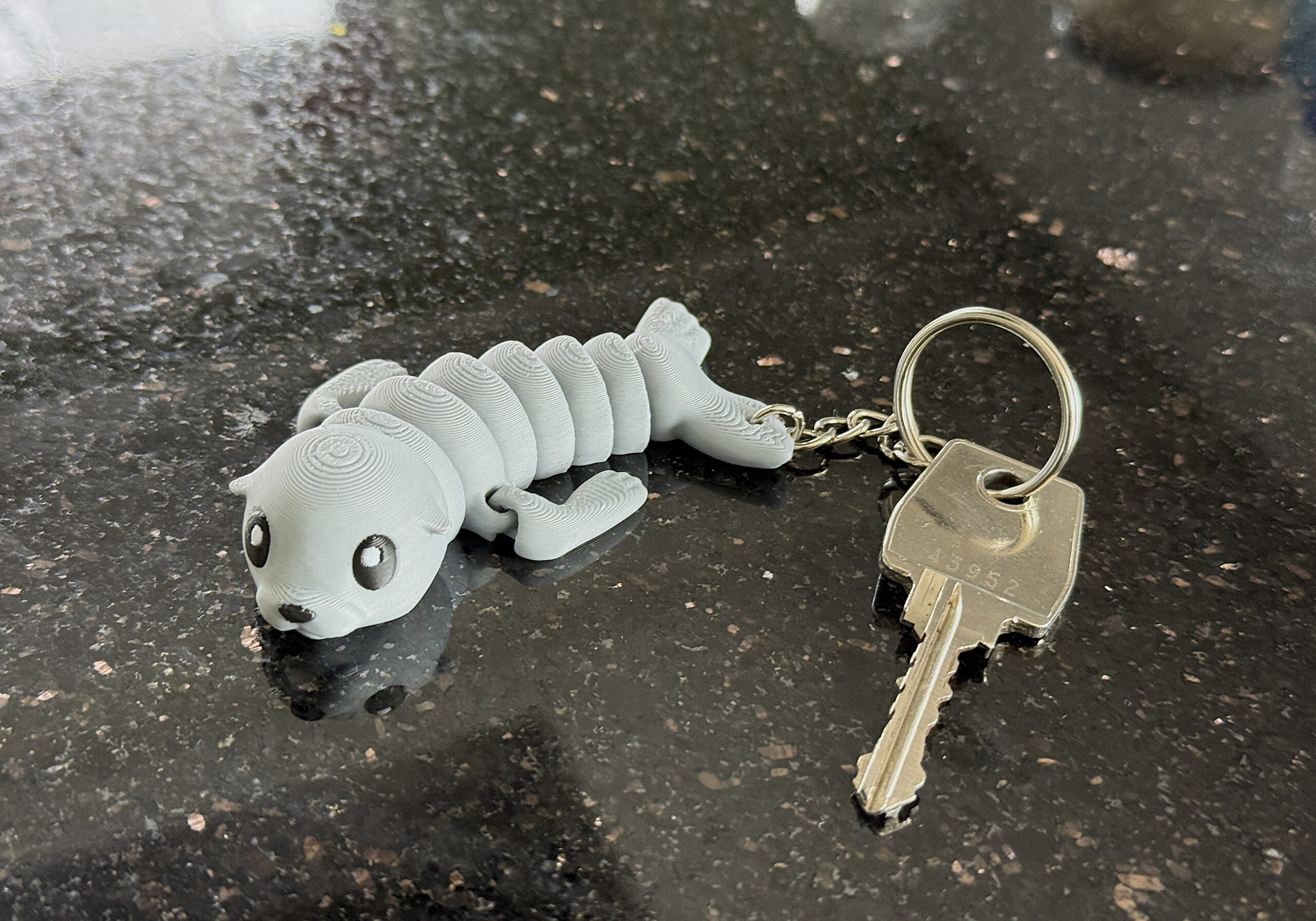 Foka 3D – przegubowy brelok i mini figurka, zabawka, gadżet - obrazek 10