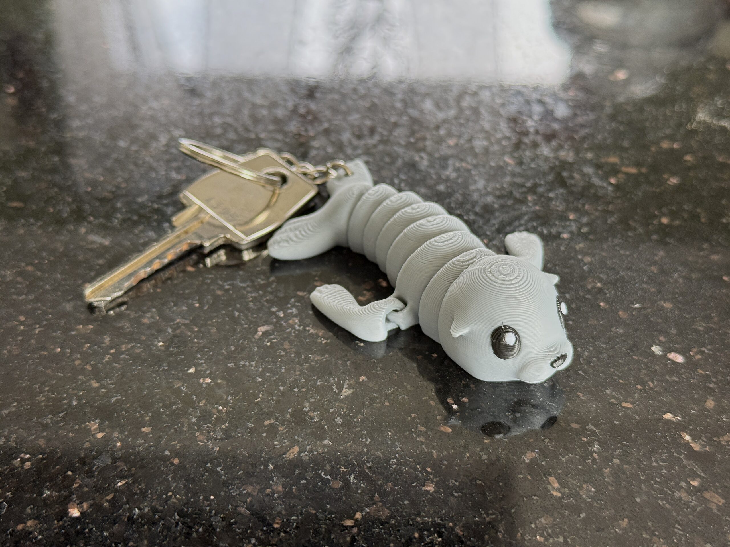 Foka 3D – przegubowy brelok i mini figurka, zabawka, gadżet - obrazek 11