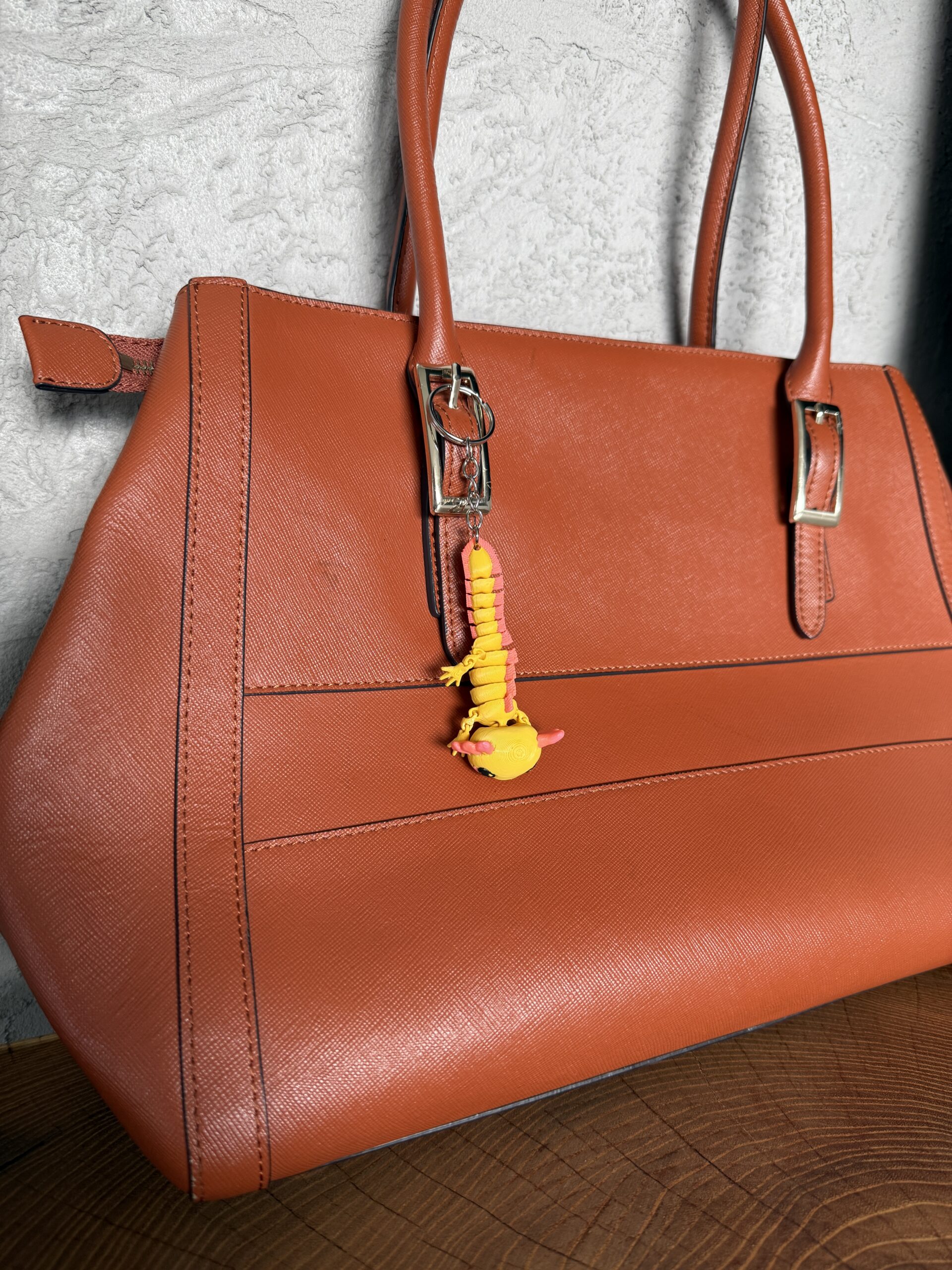 Magiczny Aksolotl 3D – przegubowy brelok i mini figurka, zabawka, gadżet - obrazek 14