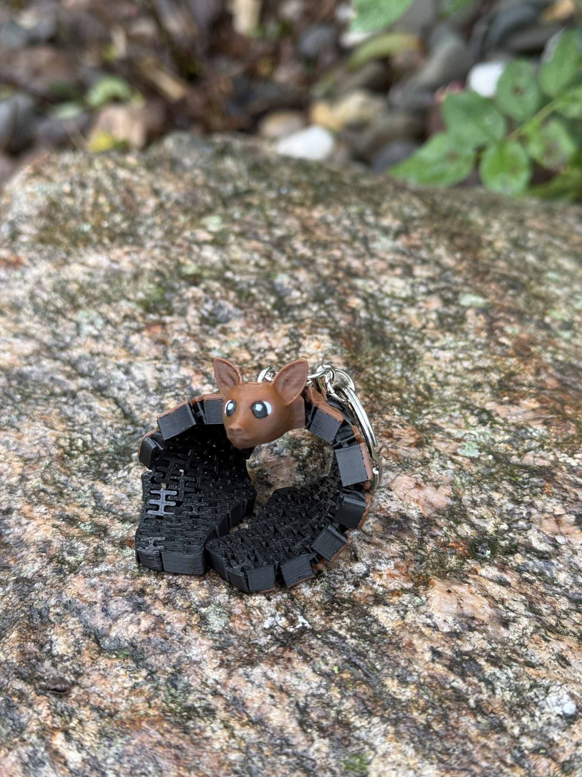 Nietoperz Segmentowy 3D – słodka przegubowa figurka i brelok z charakterem, zabawka - obrazek 8