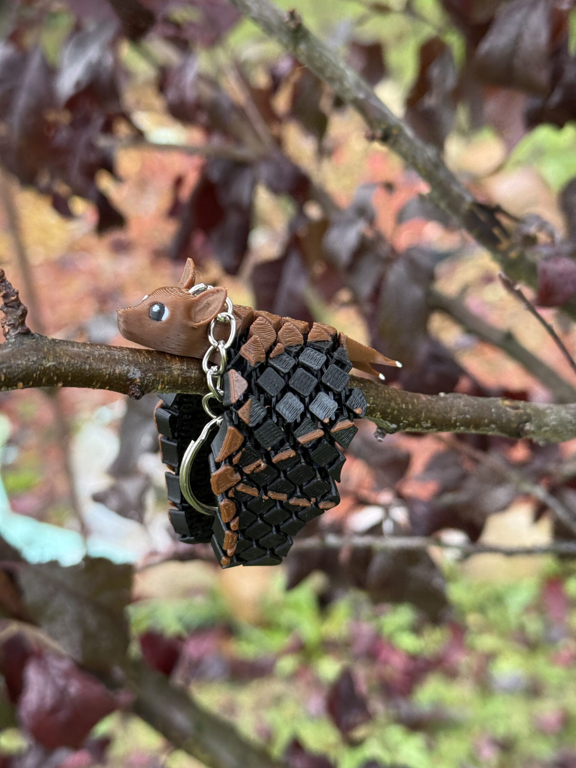 Nietoperz Segmentowy 3D – słodka przegubowa figurka i brelok z charakterem, zabawka - obrazek 10