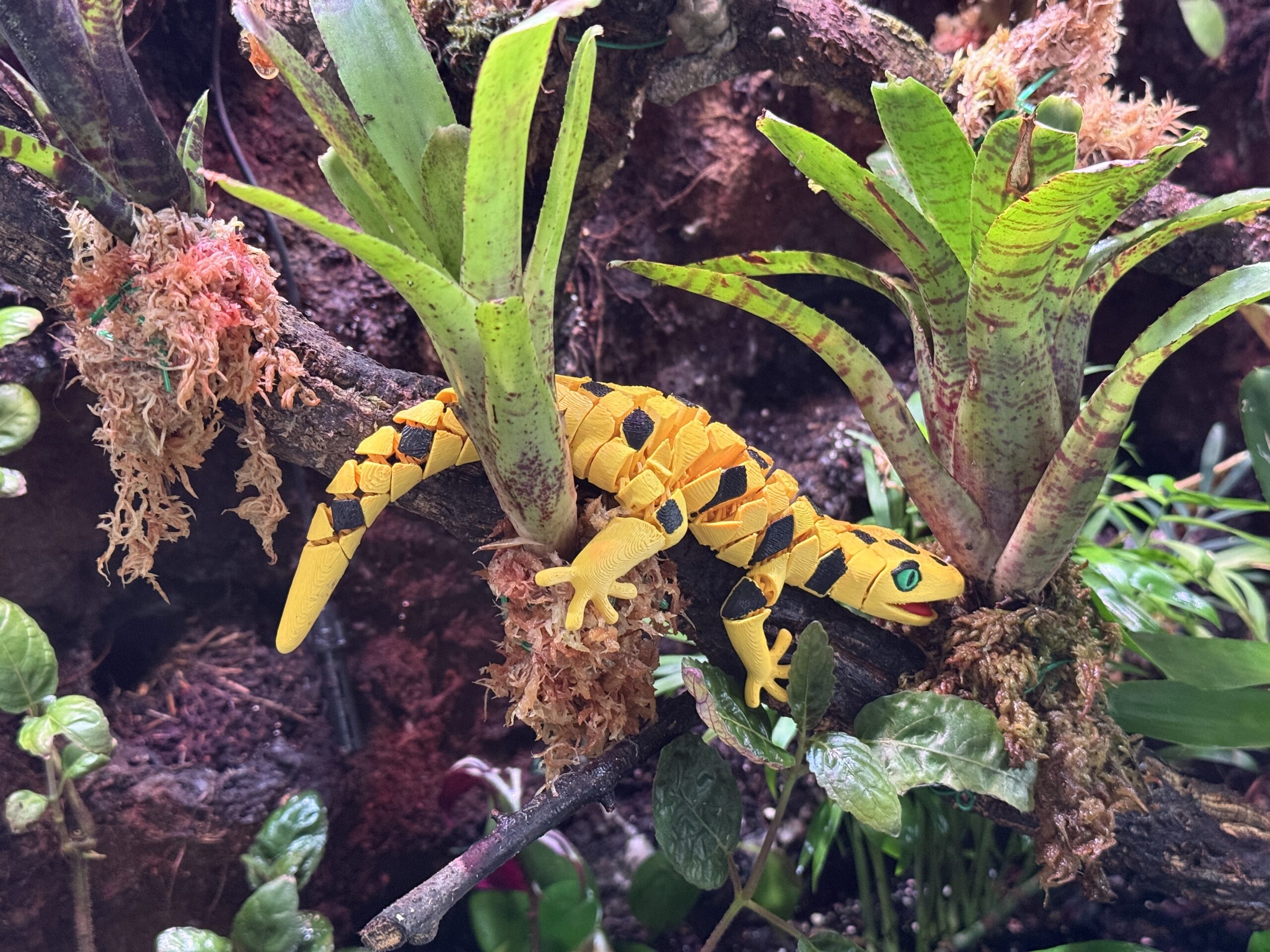 Gekon Segmentowy 3D – zwinny, elastyczny i pełen charakteru! Zabawka, ozdoba terrarium - obrazek 14