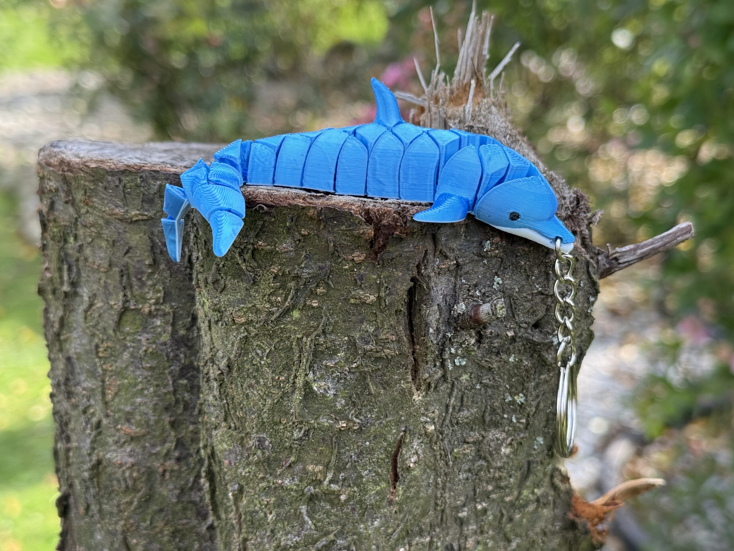 Delfin segmentowy 3D– elastyczny brelok z morską duszą! Mini figurka, prezent - obrazek 7