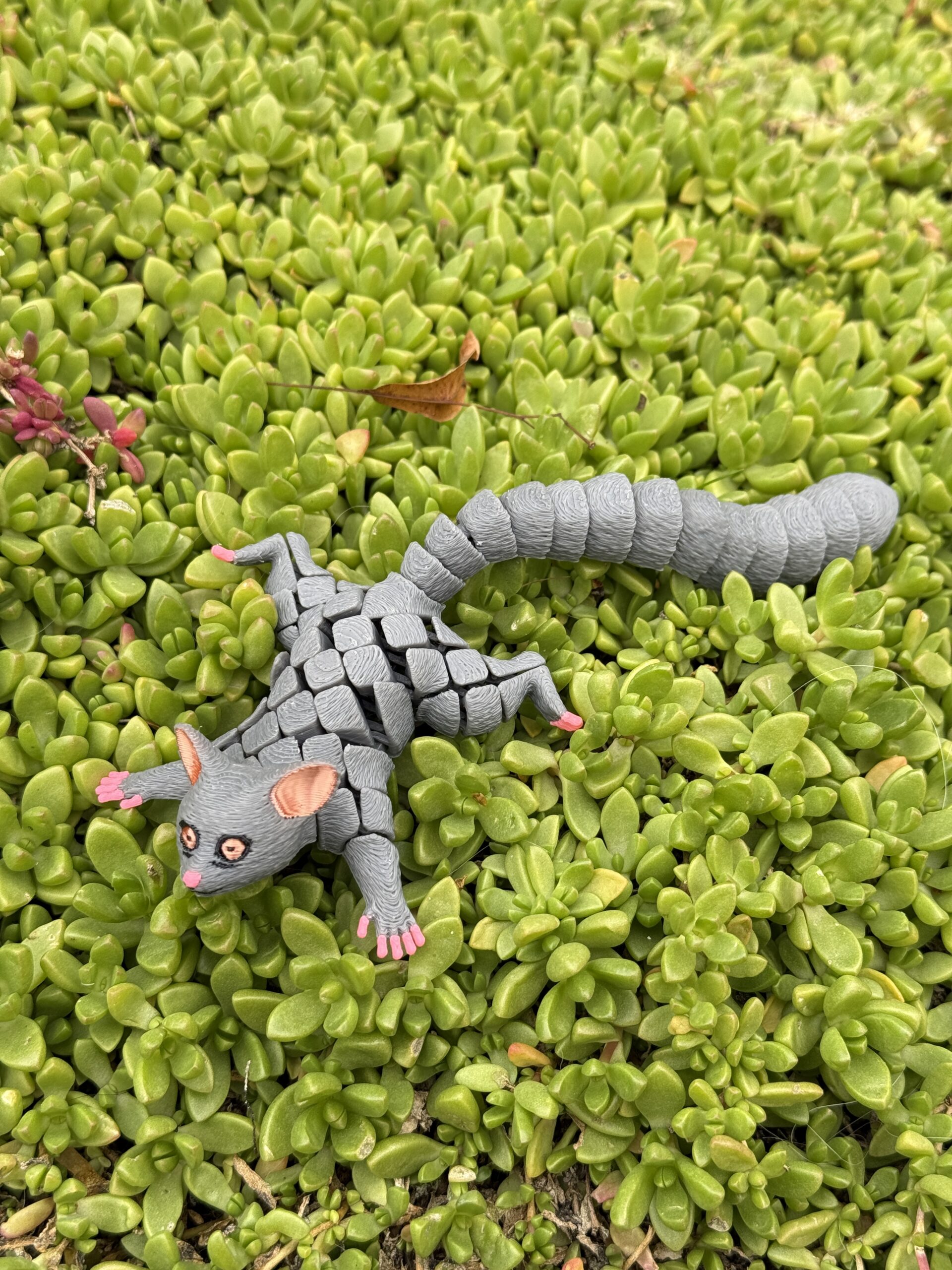 Galago segmentowy 3D – nocny skoczek z dżungli, ruchoma zabawka, prezent - obrazek 6