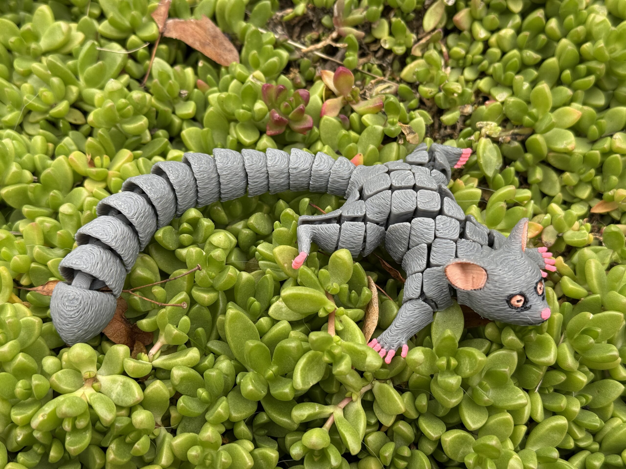 Galago segmentowy 3D – nocny skoczek z dżungli, ruchoma zabawka, prezent - obrazek 7