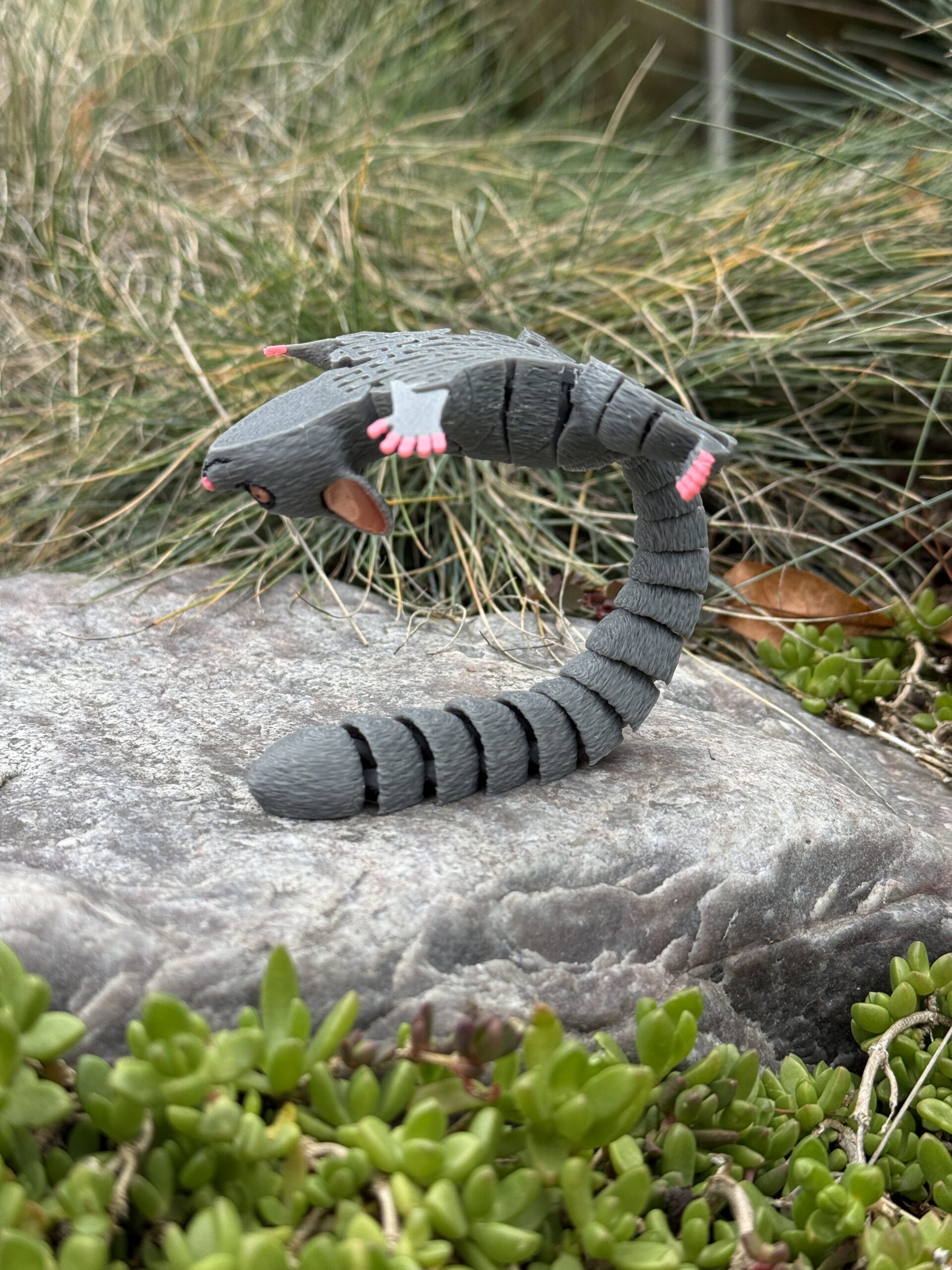 Galago segmentowy 3D – nocny skoczek z dżungli, ruchoma zabawka, prezent - obrazek 8