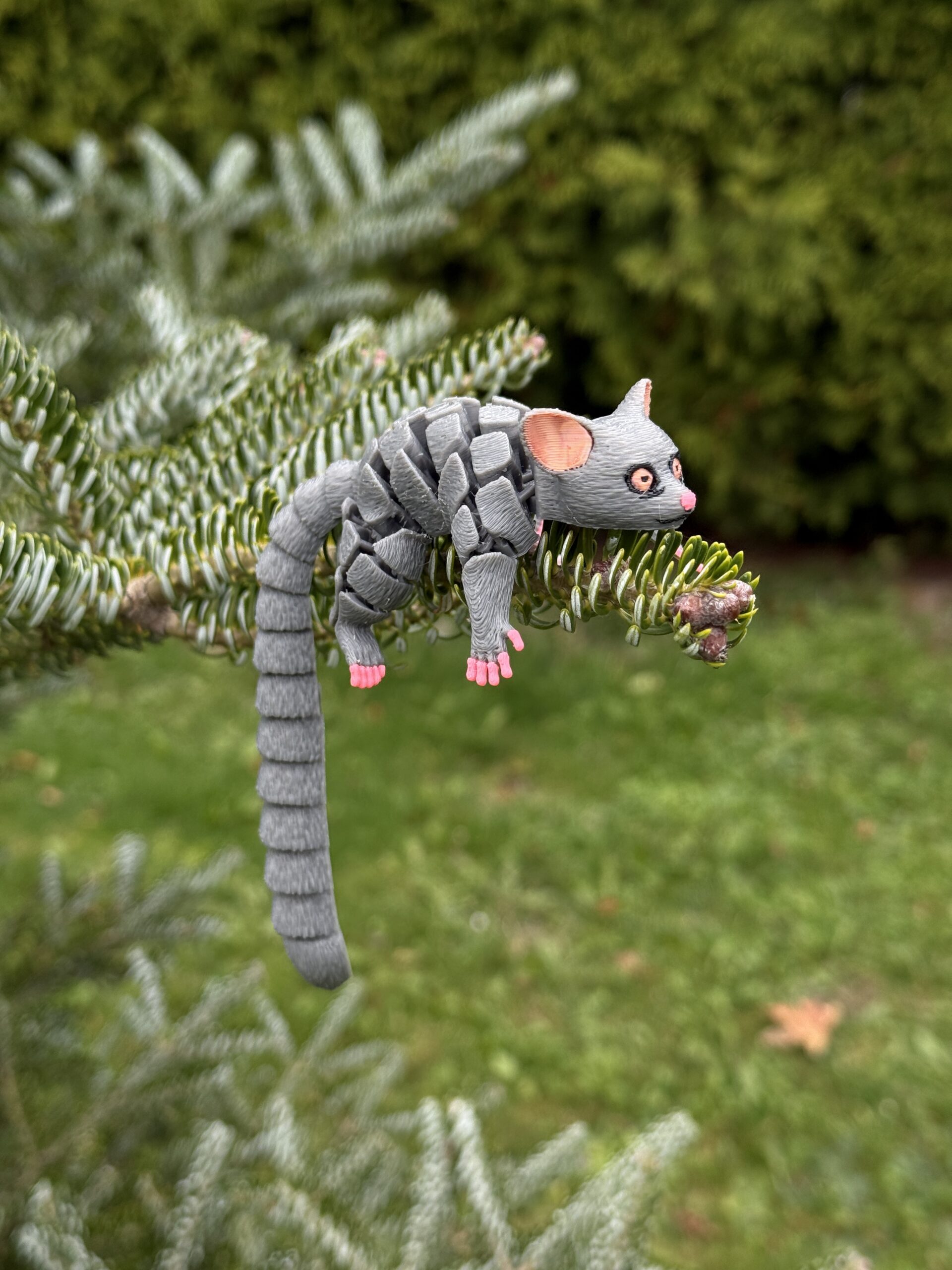 Galago segmentowy 3D – nocny skoczek z dżungli, ruchoma zabawka, prezent - obrazek 10