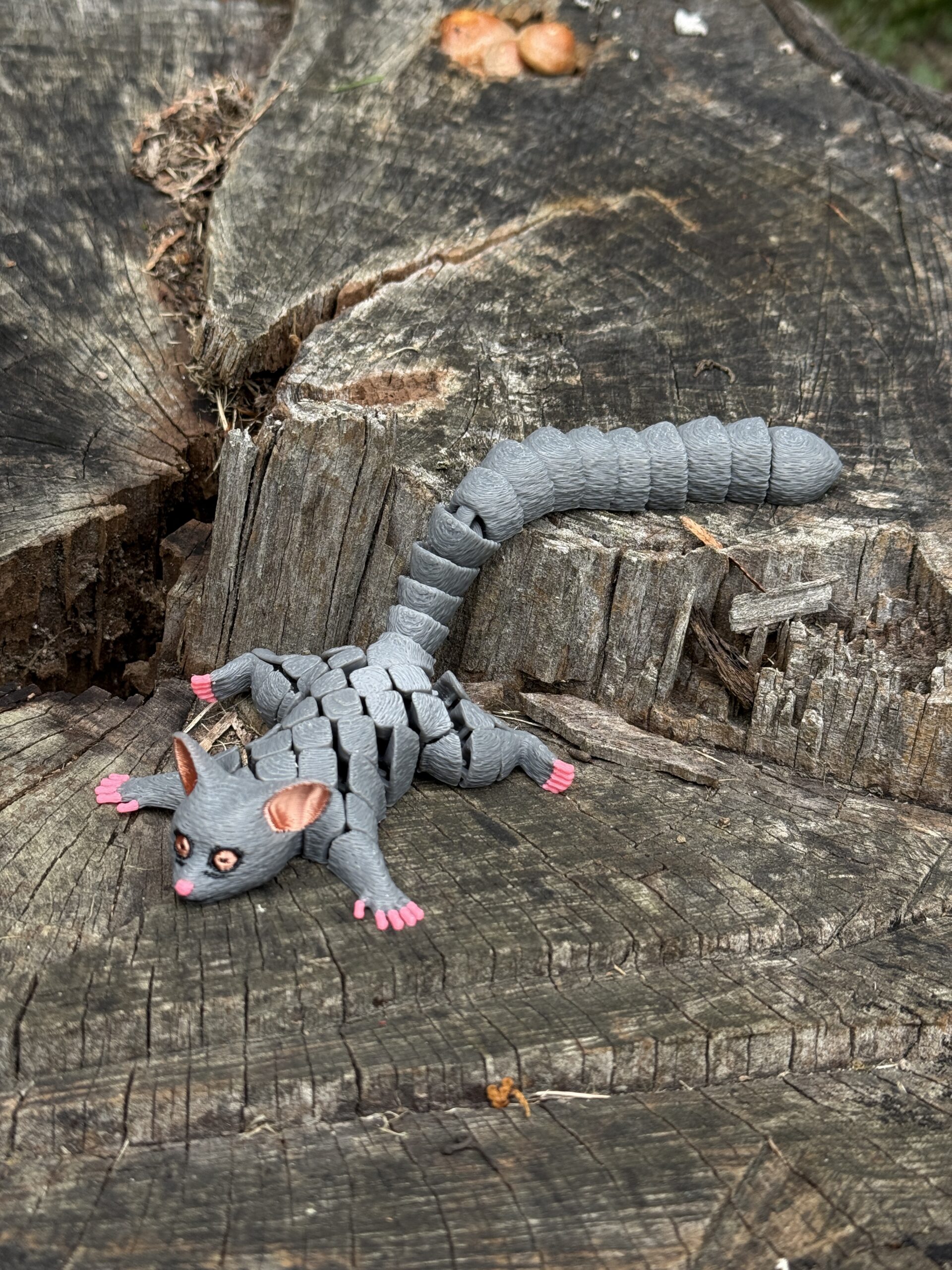 Galago segmentowy 3D – nocny skoczek z dżungli, ruchoma zabawka, prezent - obrazek 11