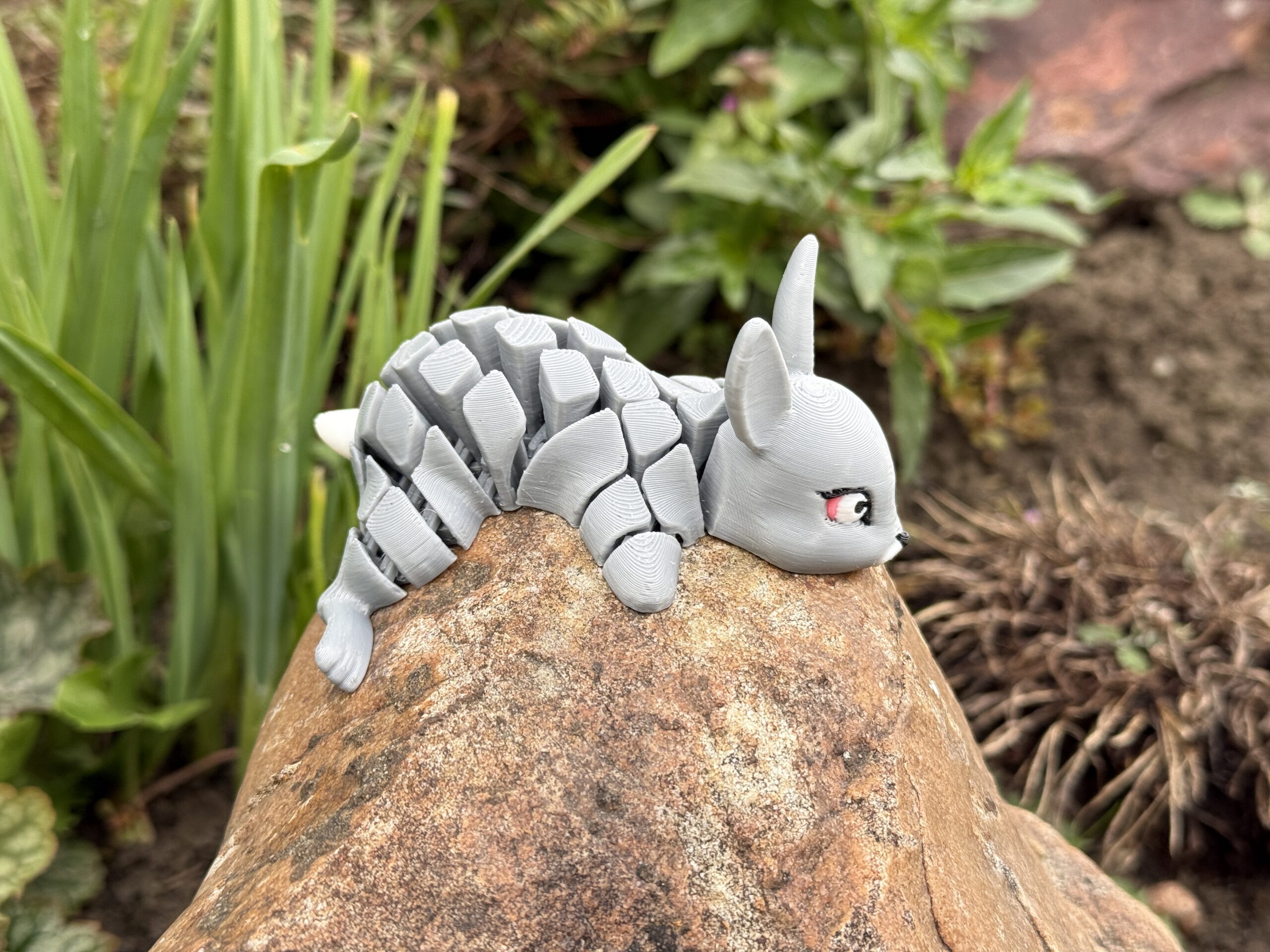 Króliczek, królik Segmentowy 3D – urocza ruchoma figurka, zabawka, prezent - obrazek 9