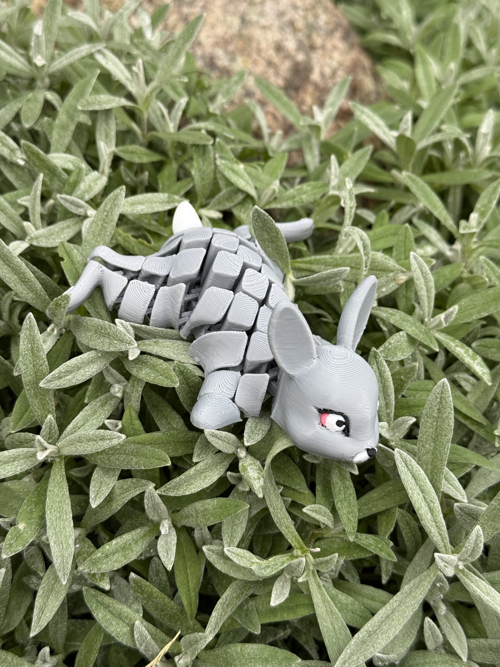 Króliczek, królik Segmentowy 3D – urocza ruchoma figurka, zabawka, prezent - obrazek 10