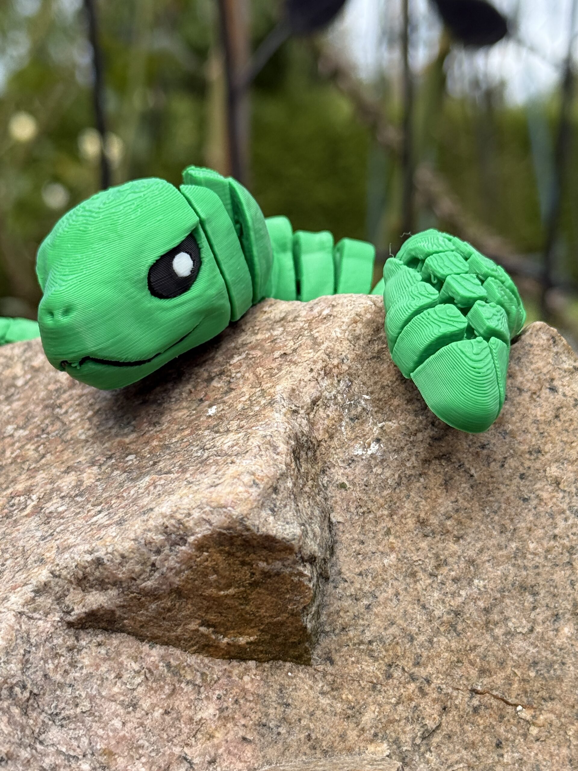 Ogromny żółw morski 3D figurka segmentowa, ruchoma, druk 3D, gadżet dekoracyjny - obrazek 7