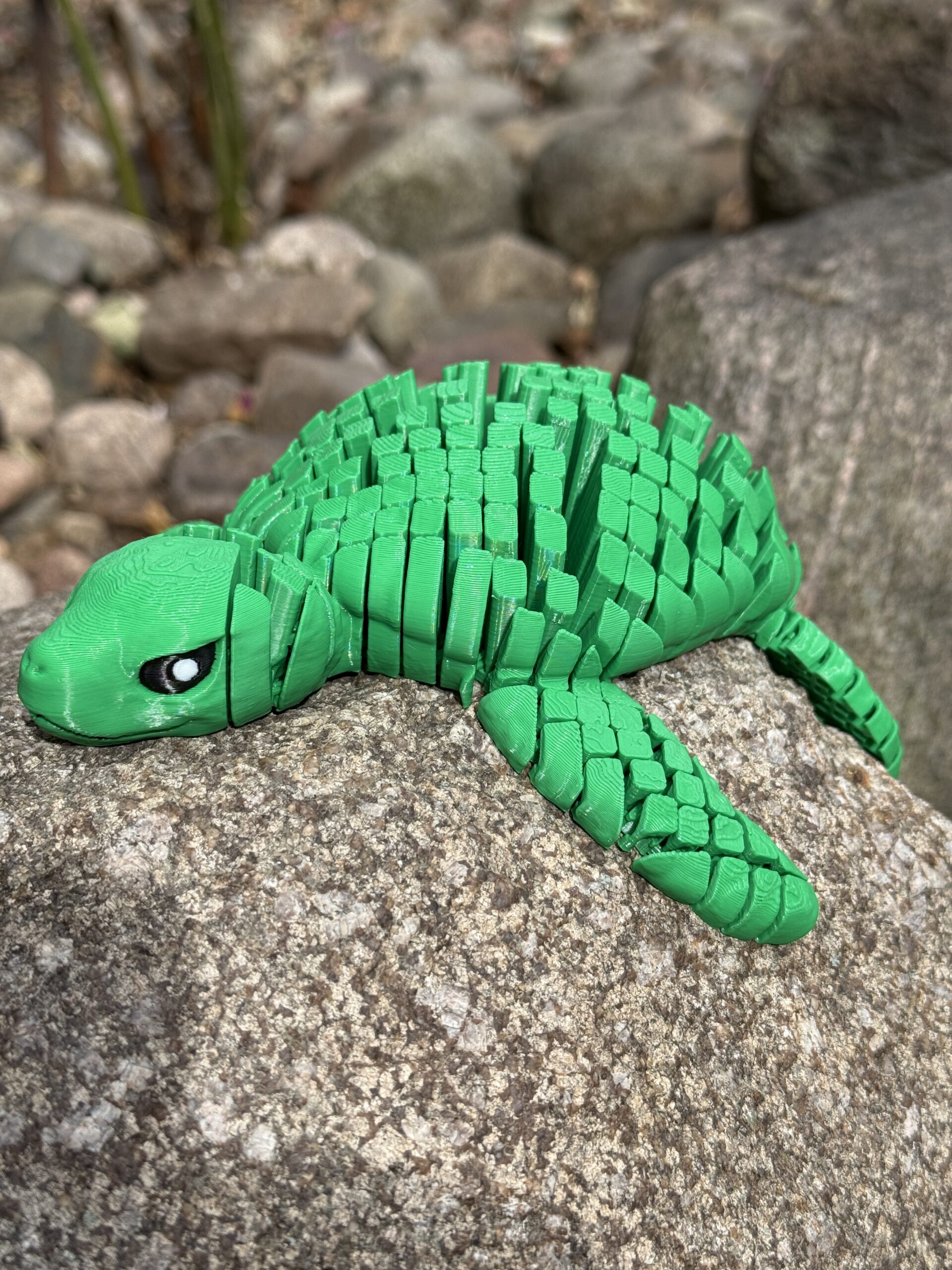 Ogromny żółw morski 3D figurka segmentowa, ruchoma, druk 3D, gadżet dekoracyjny - obrazek 8