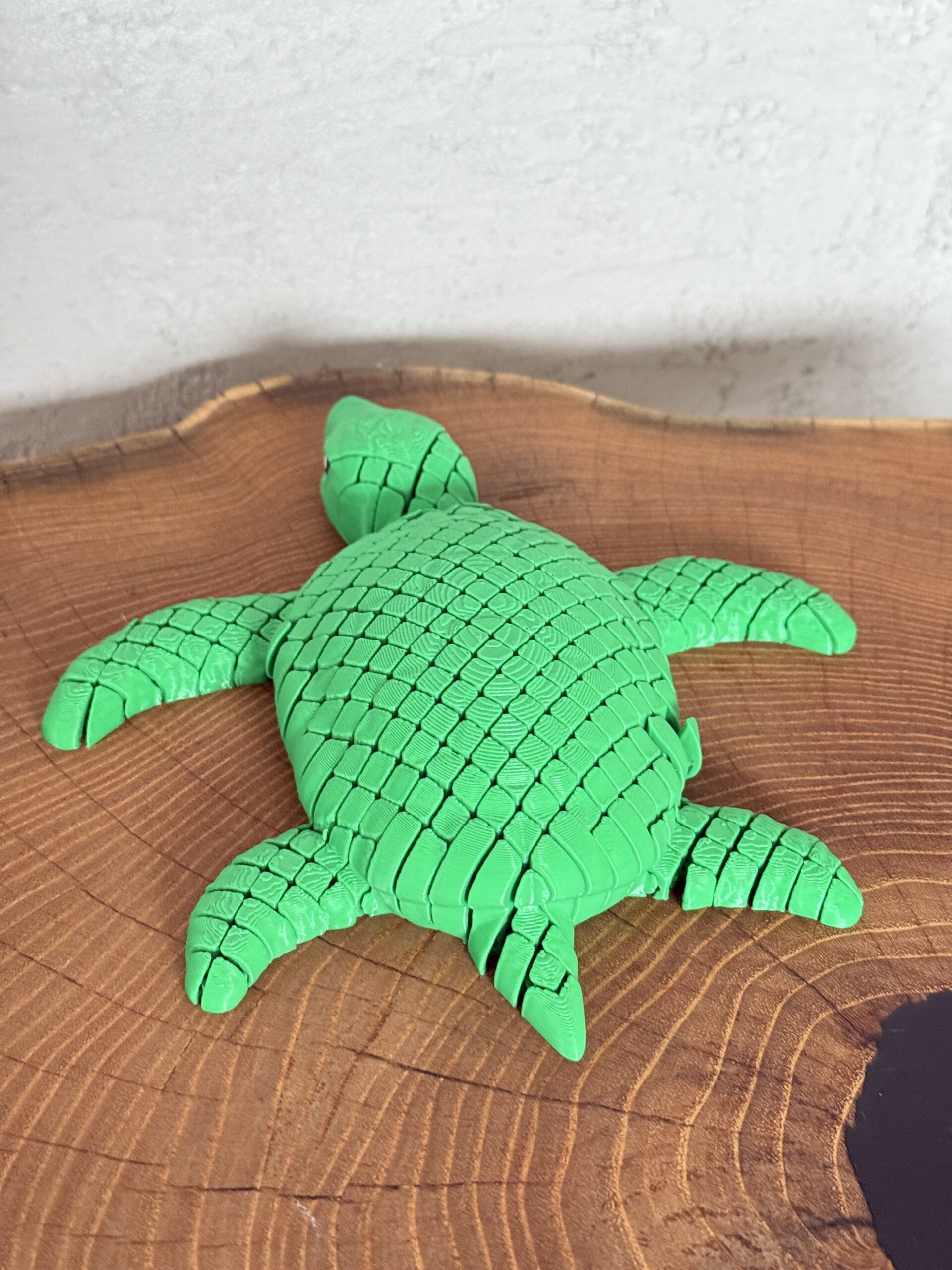 Ogromny żółw morski 3D figurka segmentowa, ruchoma, druk 3D, gadżet dekoracyjny - obrazek 15