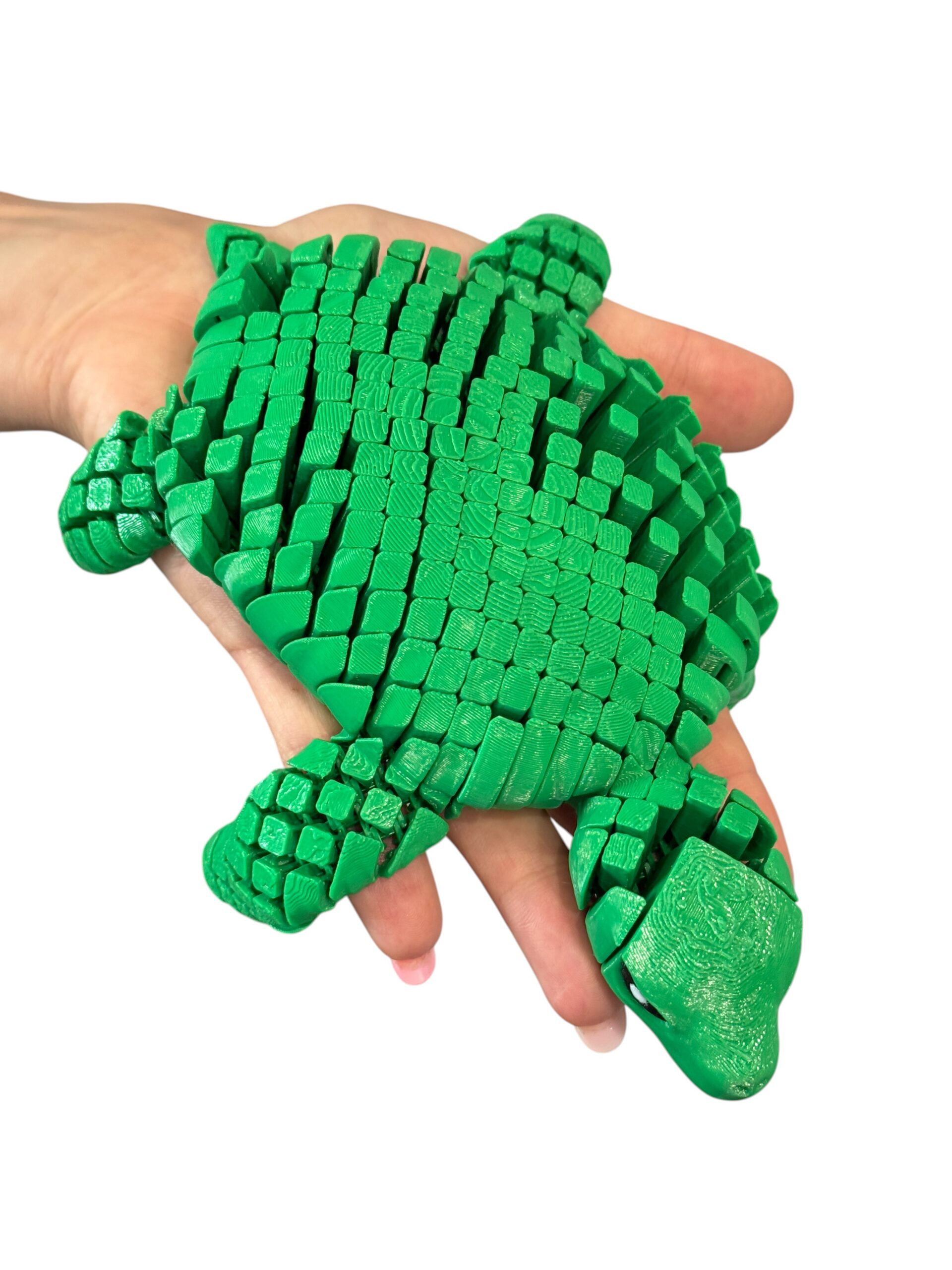 Ogromny żółw morski 3D figurka segmentowa, ruchoma, druk 3D, gadżet dekoracyjny - obrazek 2