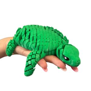 Ogromny żółw morski 3D figurka segmentowa, ruchoma, druk 3D, gadżet dekoracyjny
