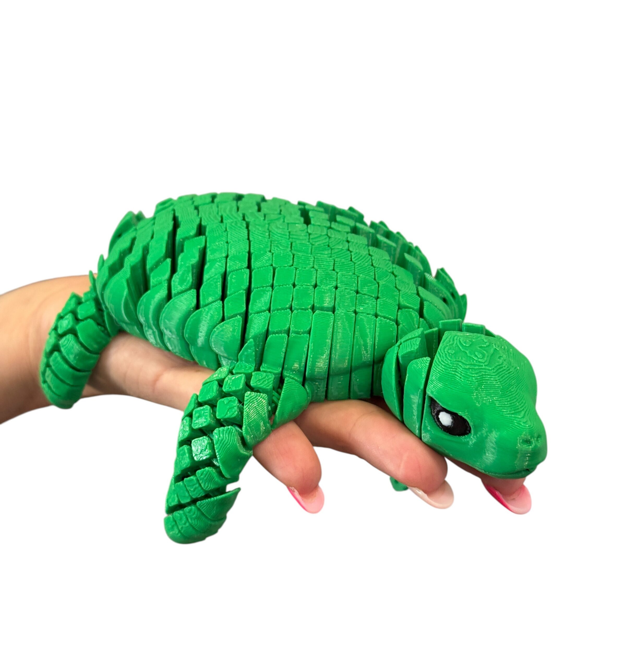 Ogromny żółw morski 3D figurka segmentowa, ruchoma, druk 3D, gadżet dekoracyjny