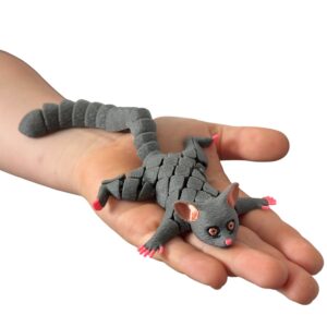 Galago segmentowy 3D – nocny skoczek z dżungli, ruchoma zabawka, prezent