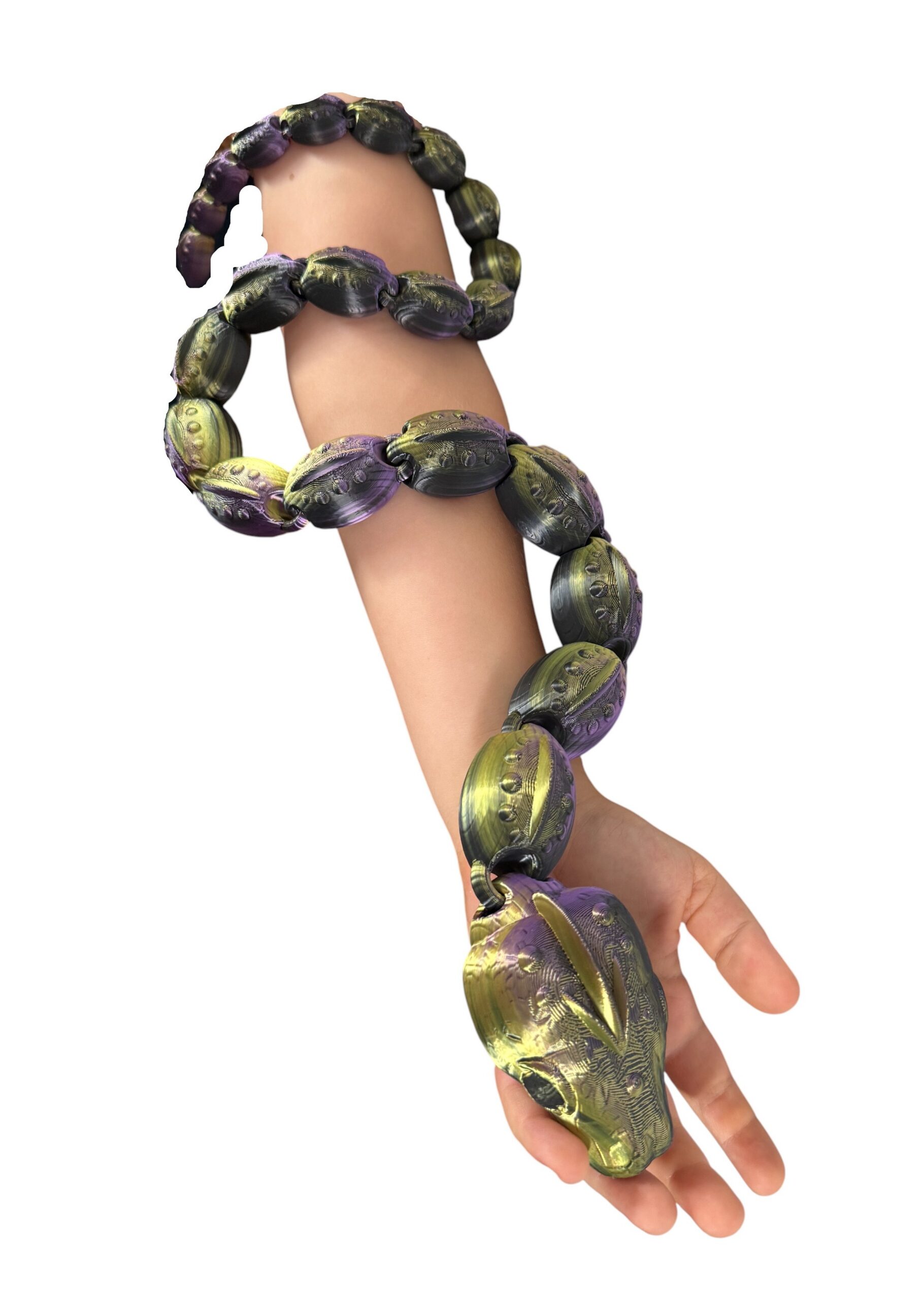 Przegubowy Wąż 3D – imponujący rozmiar 77 cm, bajeczna figurka, zabawka