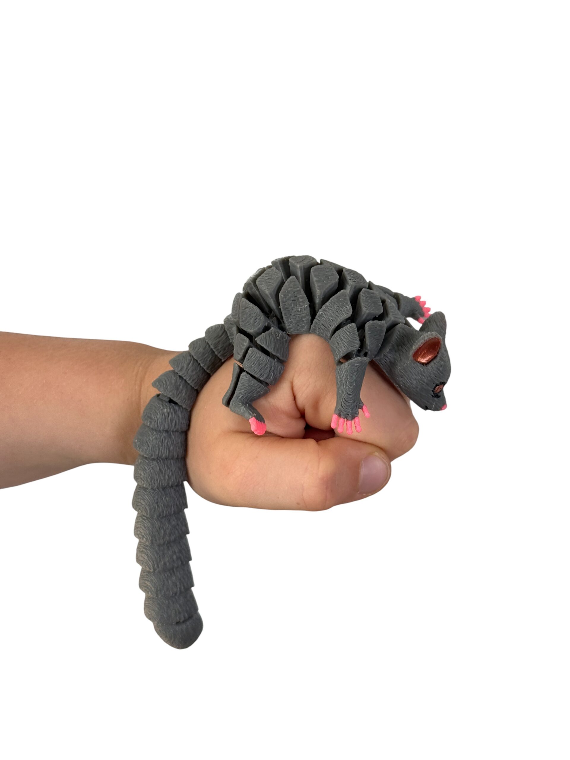 Galago segmentowy 3D – nocny skoczek z dżungli, ruchoma zabawka, prezent - obrazek 2