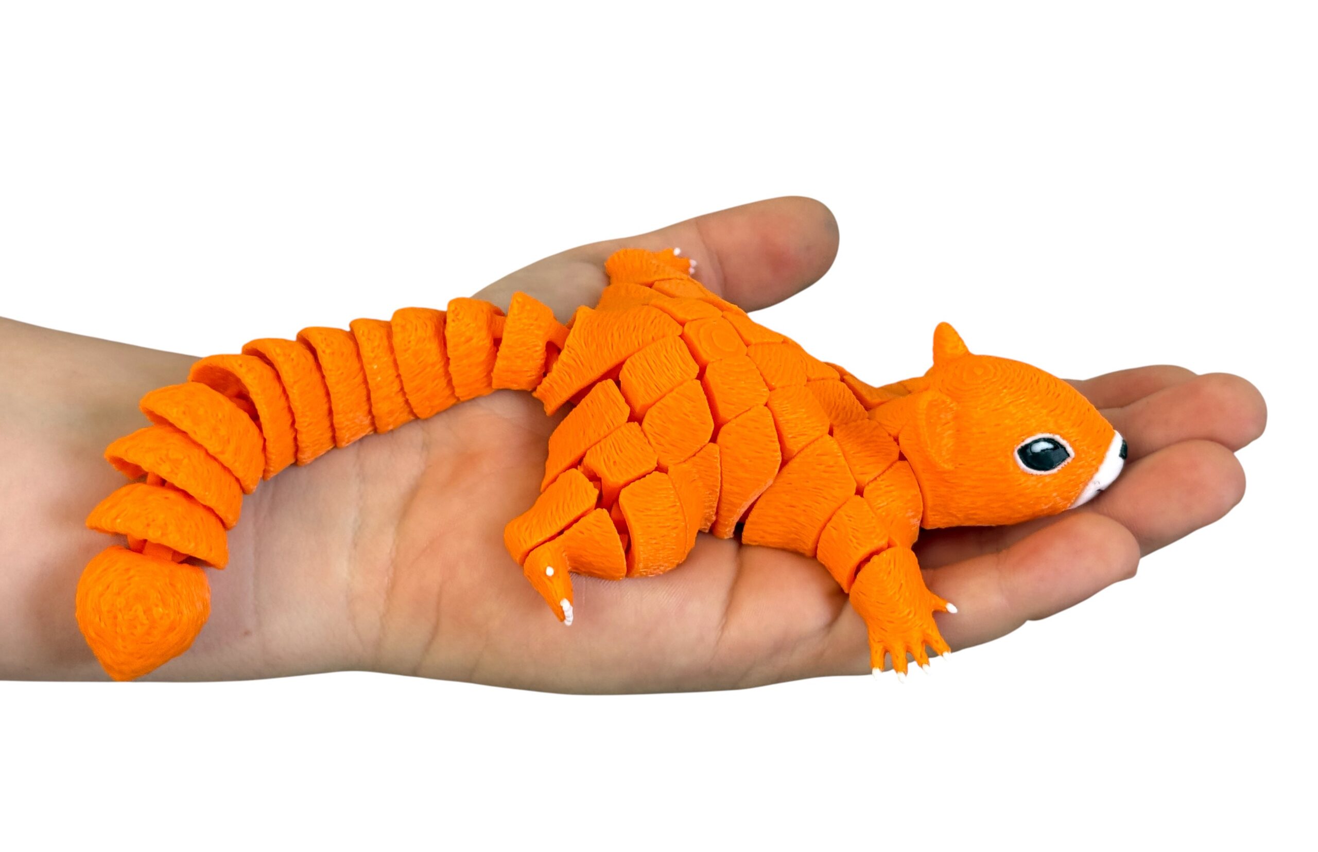 Wiewiórka segmentowa 3D – Twój ruchomy, antystresowy przyjaciel, zabawka, słodka ozdoba - obrazek 16