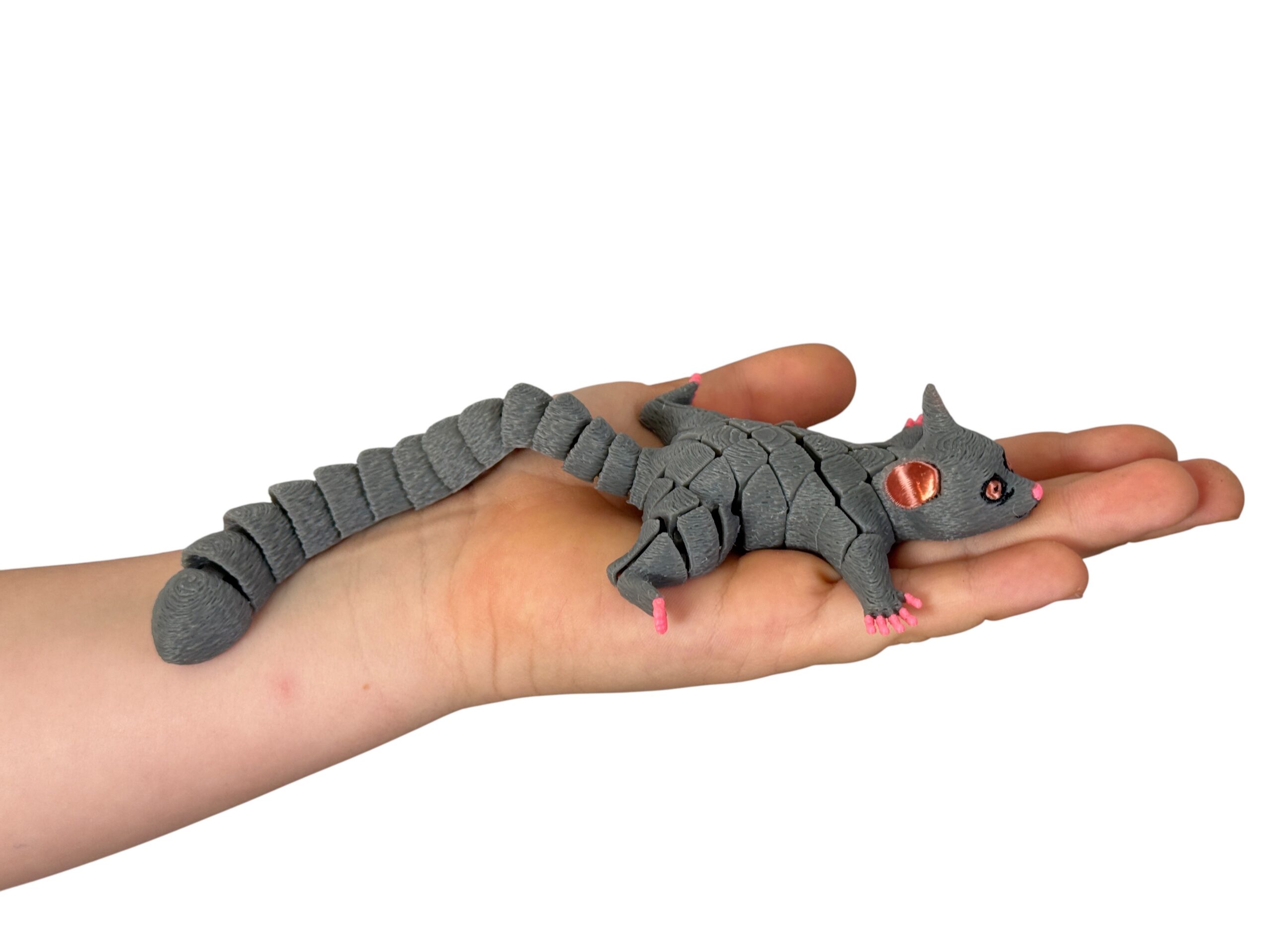 Galago segmentowy 3D – nocny skoczek z dżungli, ruchoma zabawka, prezent - obrazek 4