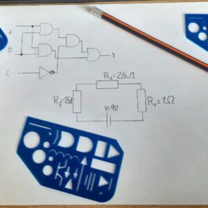 Kieszonkowy Szablon Podstawowych Schematów Elektrycznych – Dla Początkujących i Majsterkowiczów!