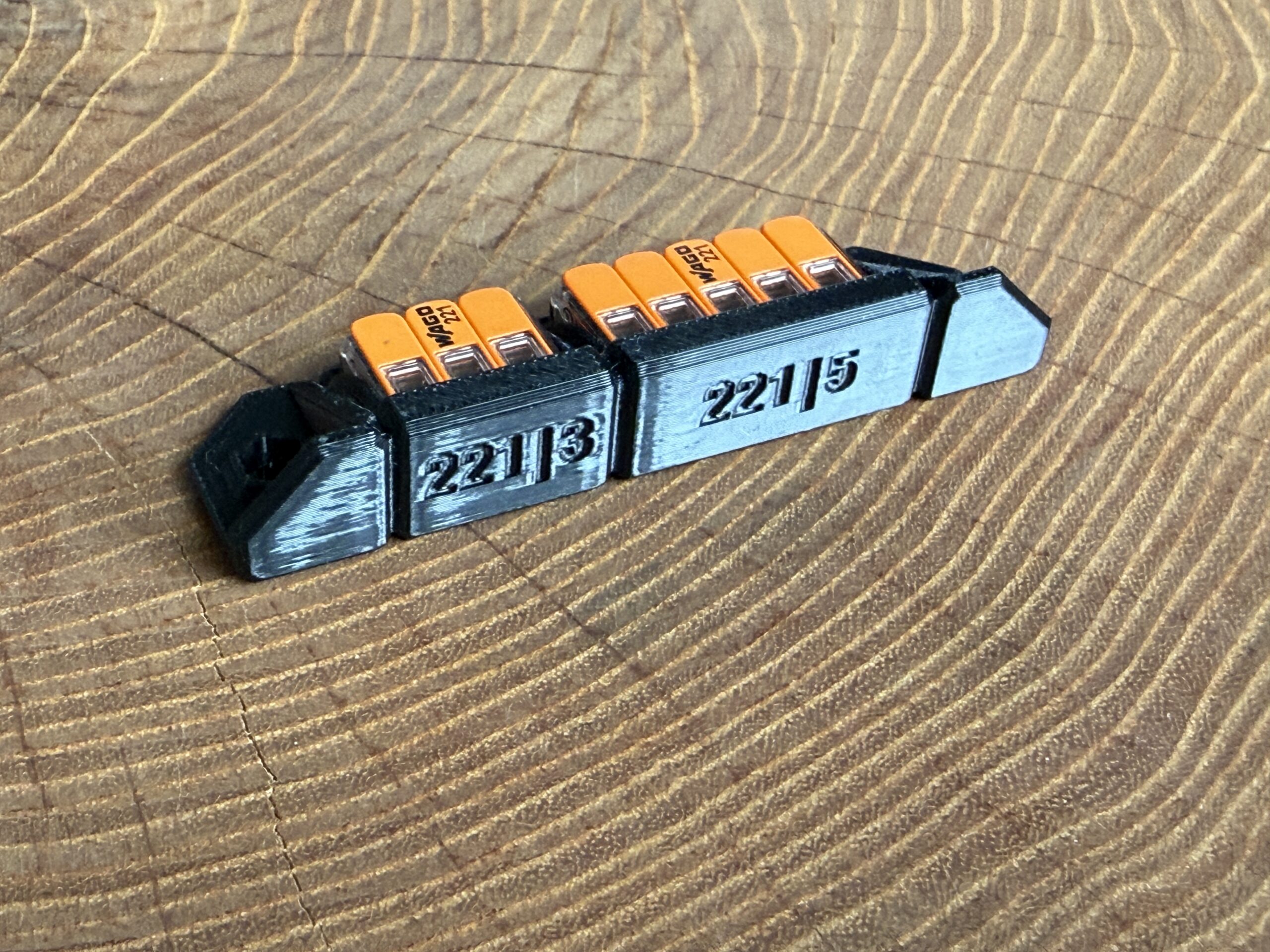 Szyna montażowa, uchwyt na złączki, kostki WAGO 221-415x1 // 221-413x1 solidny i mocny - obrazek 4