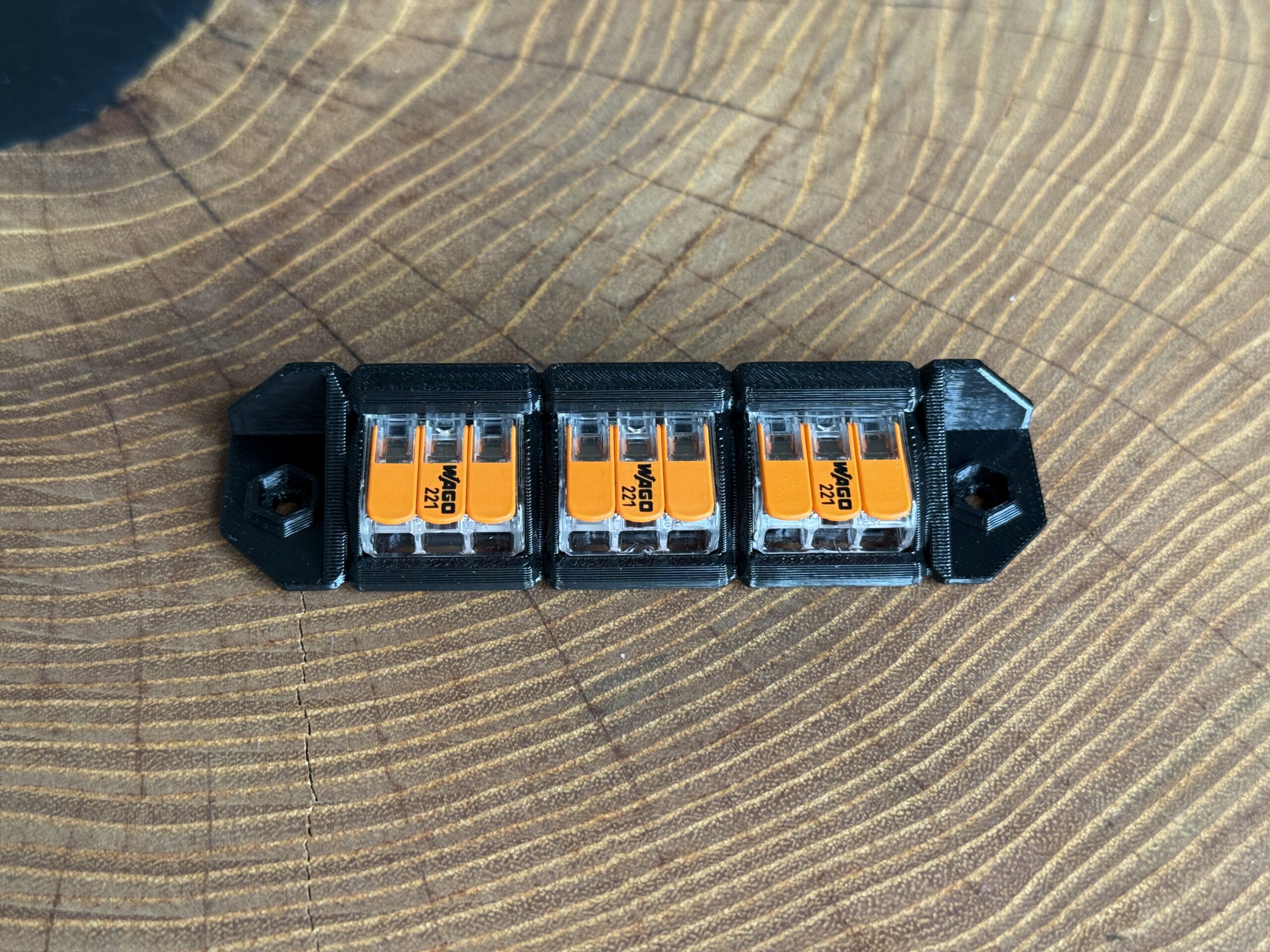 Szyna montażowa, uchwyt na złączki, kostki WAGO 221-413x3, solidny i mocny - obrazek 3