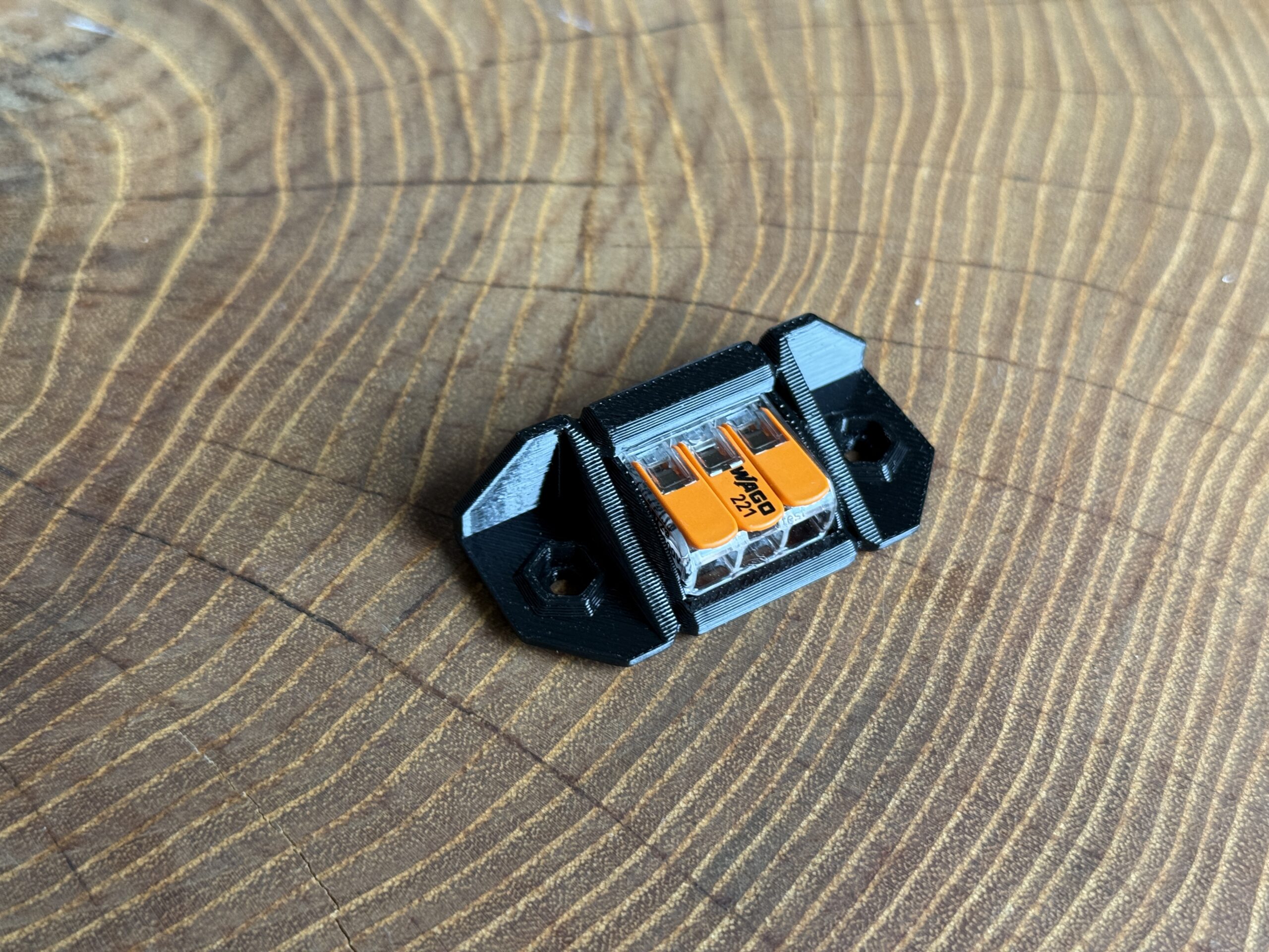 Szyna montażowa, uchwyt na złączki, kostki WAGO 221-413x1, solidny i mocny - obrazek 2