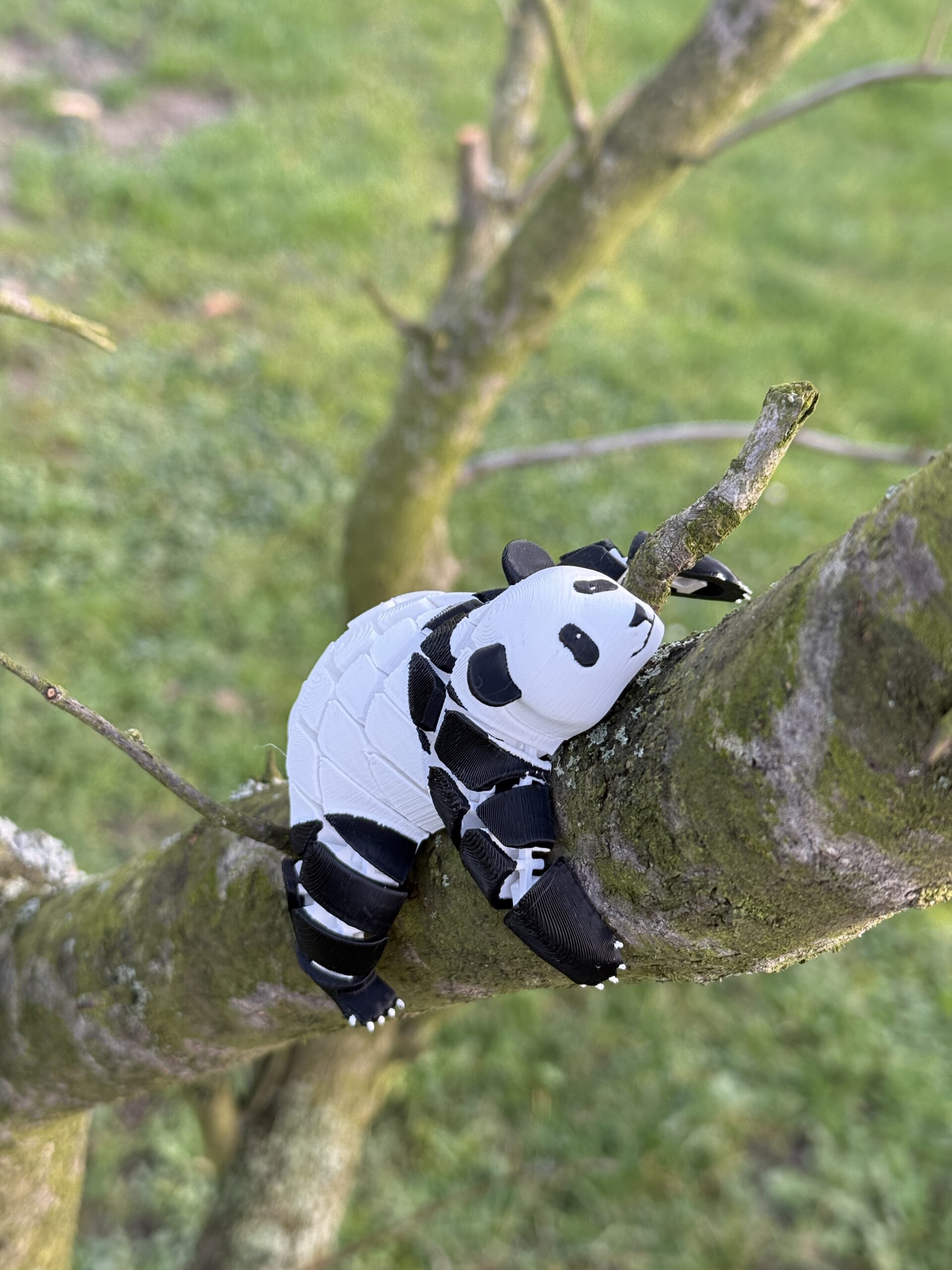 Panda segmentowa 3D – ruchoma figurka pełna spokoju i wdzięku, zabawka - obrazek 11