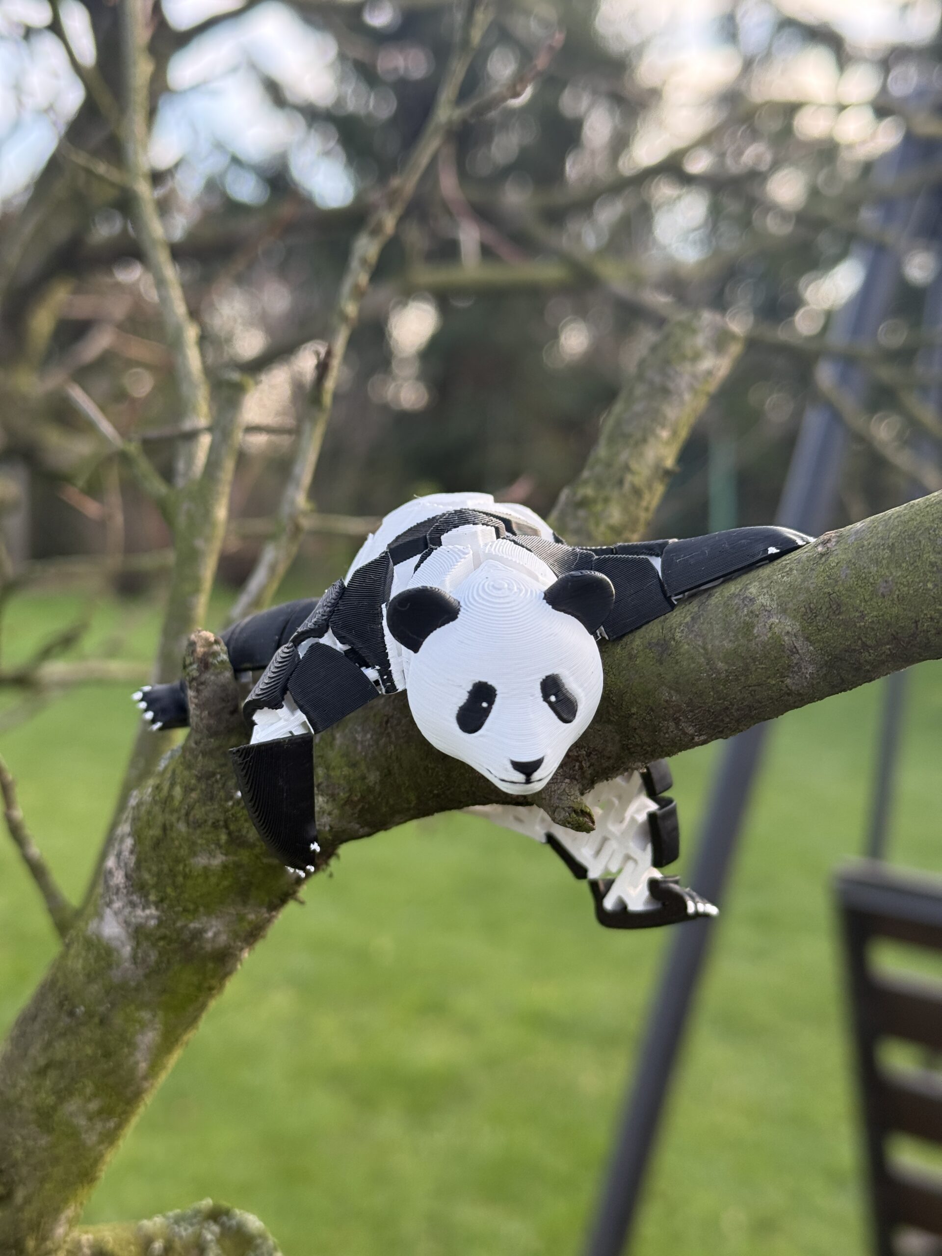 Panda segmentowa 3D – ruchoma figurka pełna spokoju i wdzięku, zabawka - obrazek 13