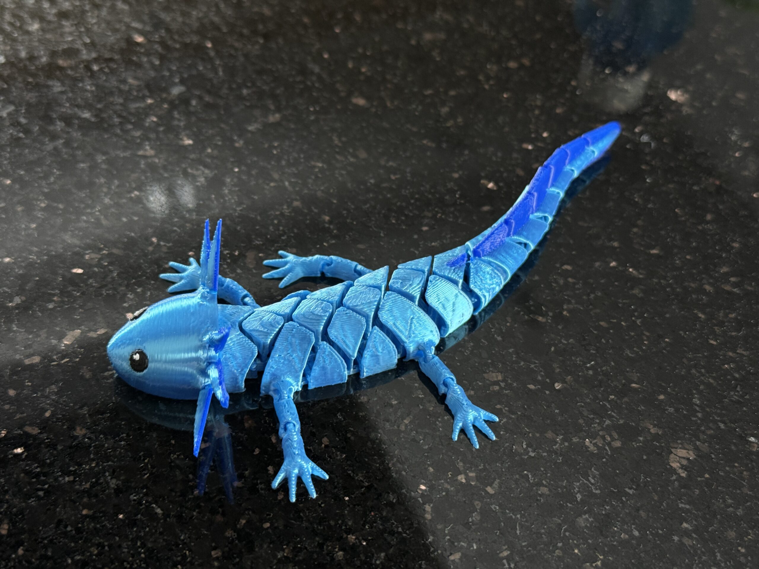 Aksolotl Baby – segmentowa, ruchoma figurka 3D z ruchomymi skrzelami! - obrazek 7