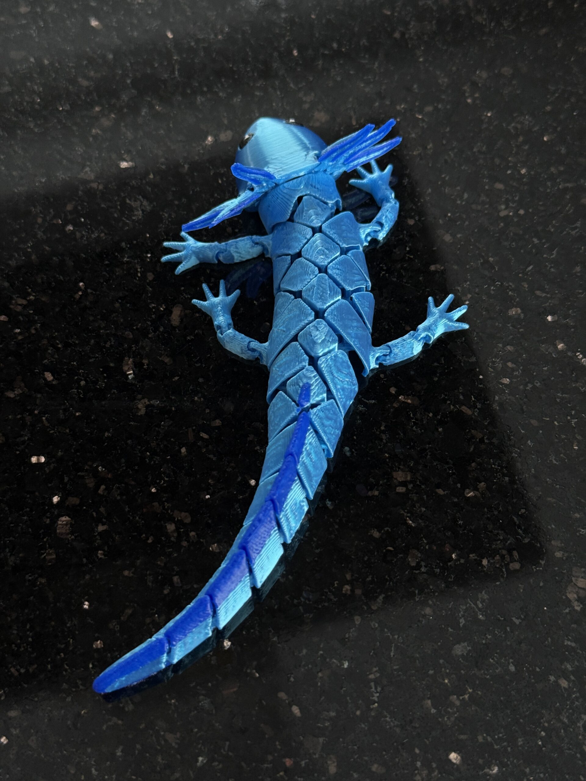 Aksolotl Baby – segmentowa, ruchoma figurka 3D z ruchomymi skrzelami! - obrazek 9