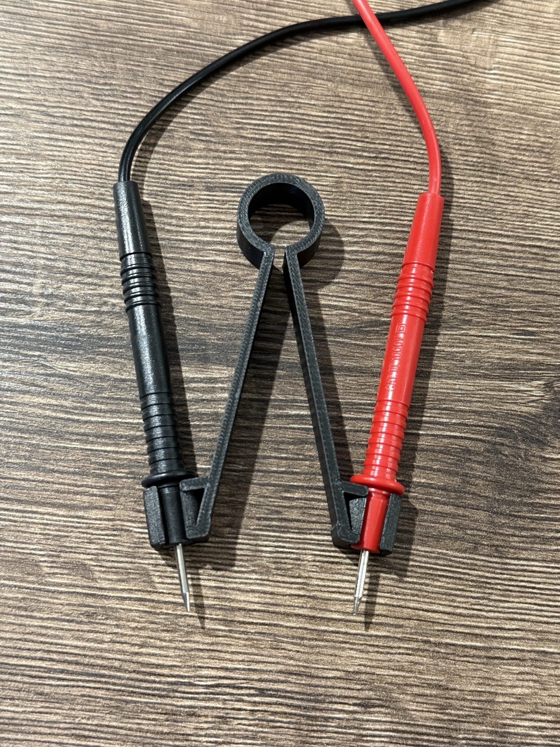 Pęseta, uchwyt do sond pomiarowych multimetru / miernika 8 mm - obrazek 10