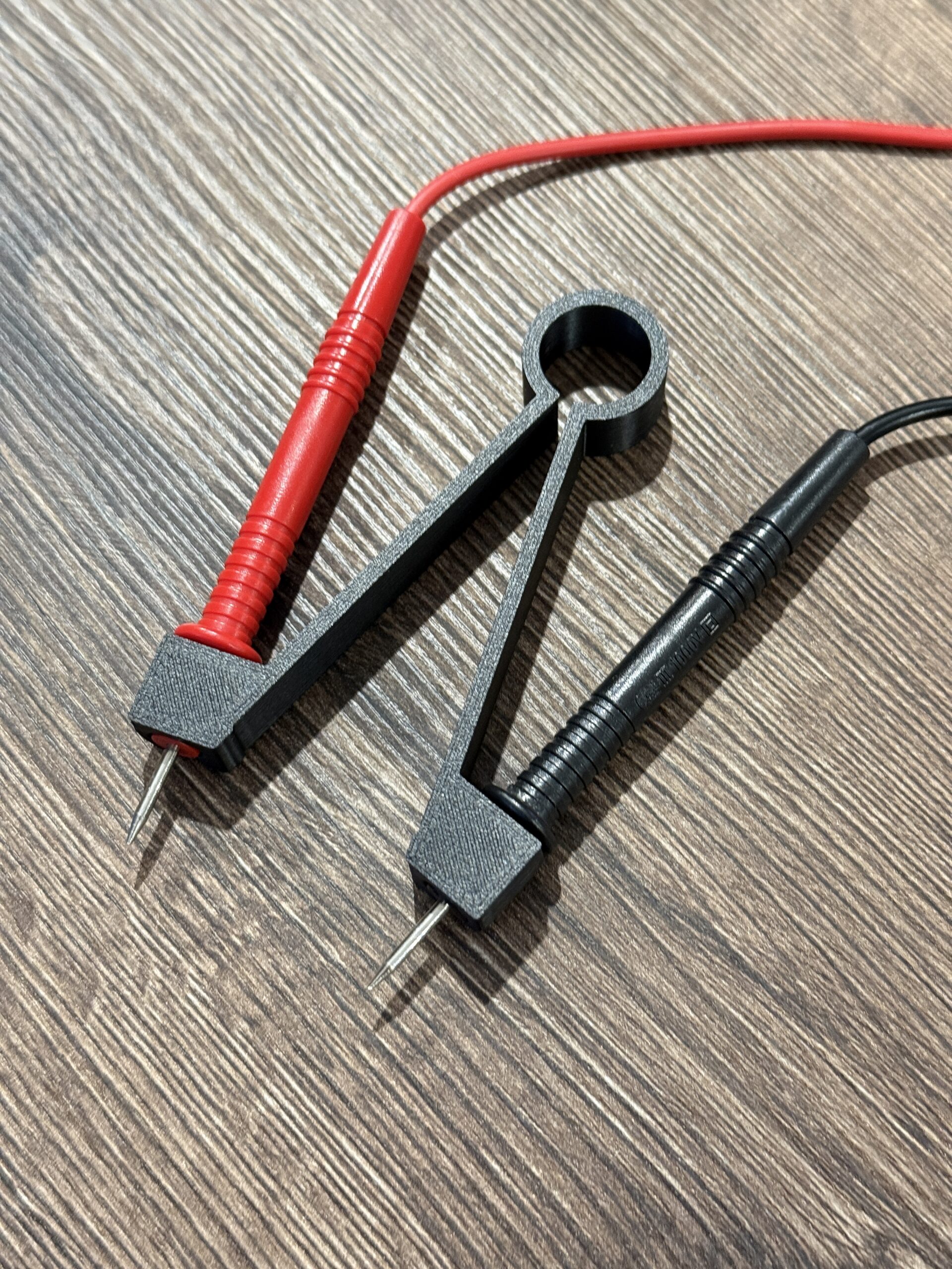 Pęseta, uchwyt do sond pomiarowych multimetru / miernika 8 mm - obrazek 8