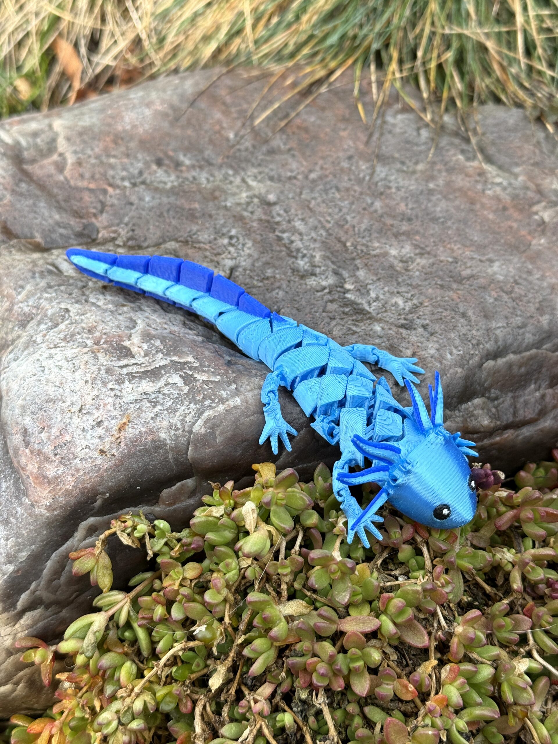 Aksolotl Baby – segmentowa, ruchoma figurka 3D z ruchomymi skrzelami! - obrazek 17