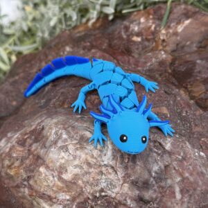 Aksolotl Baby – segmentowa, ruchoma figurka 3D z ruchomymi skrzelami!