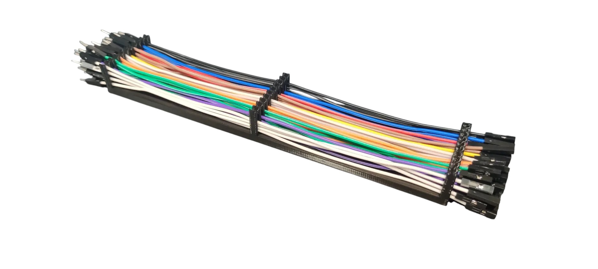 Organizer do kabli DuPont F-M (żeńsko-męskie) 181 × 35 × 18,8 mm – solidny uchwyt z PETG