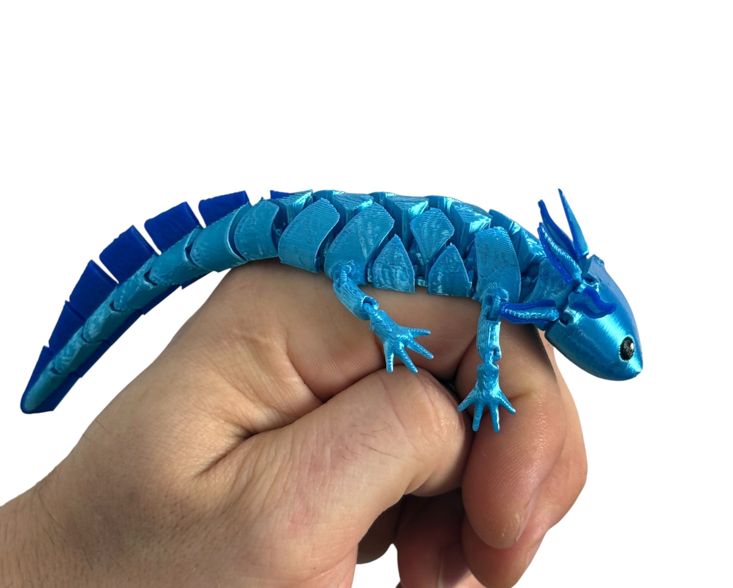 Aksolotl Baby – segmentowa, ruchoma figurka 3D z ruchomymi skrzelami! - obrazek 3