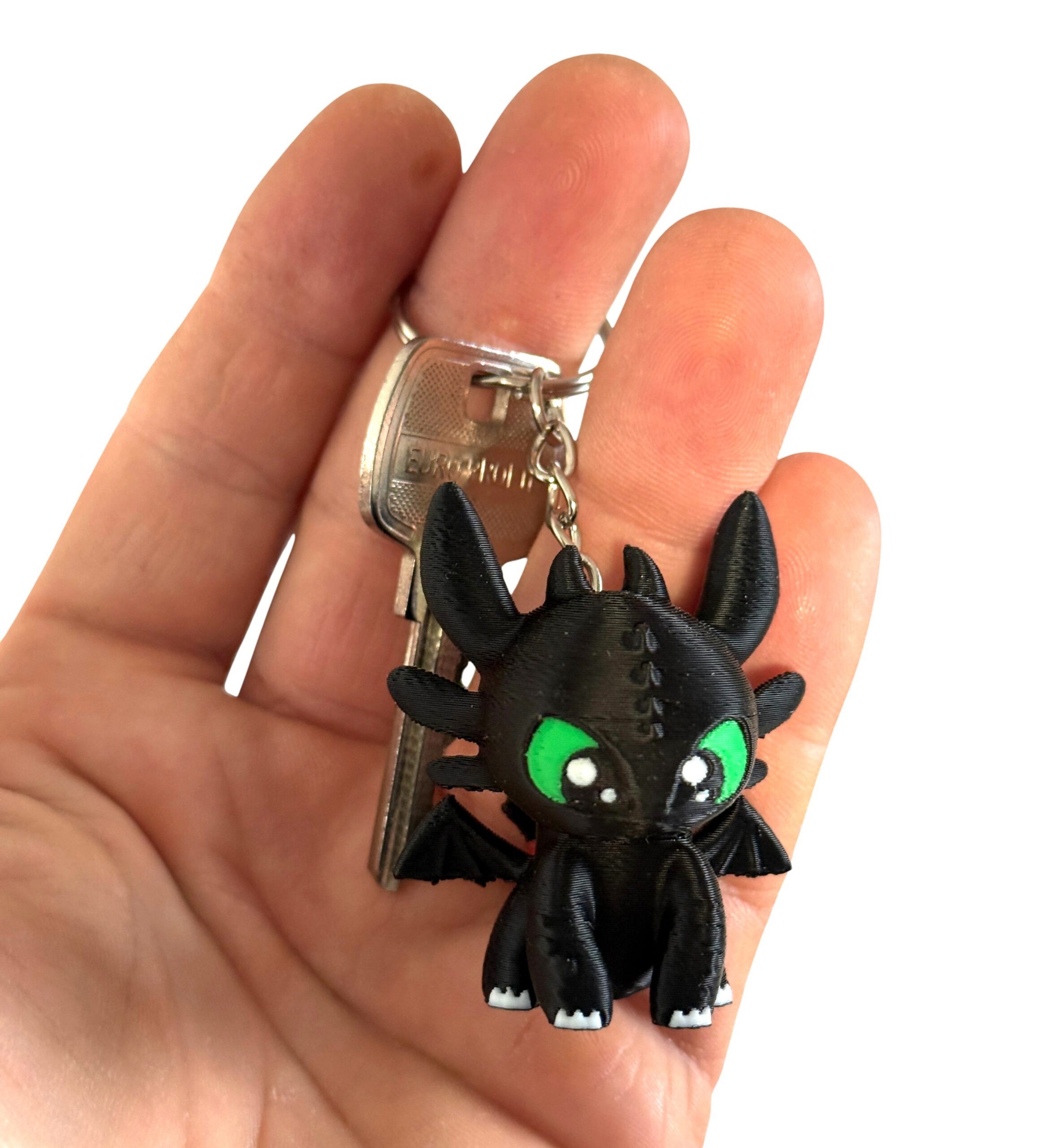 Smok Szczerbatek – brelok Nocna Furia 3D, figurka, prezent - obrazek 13