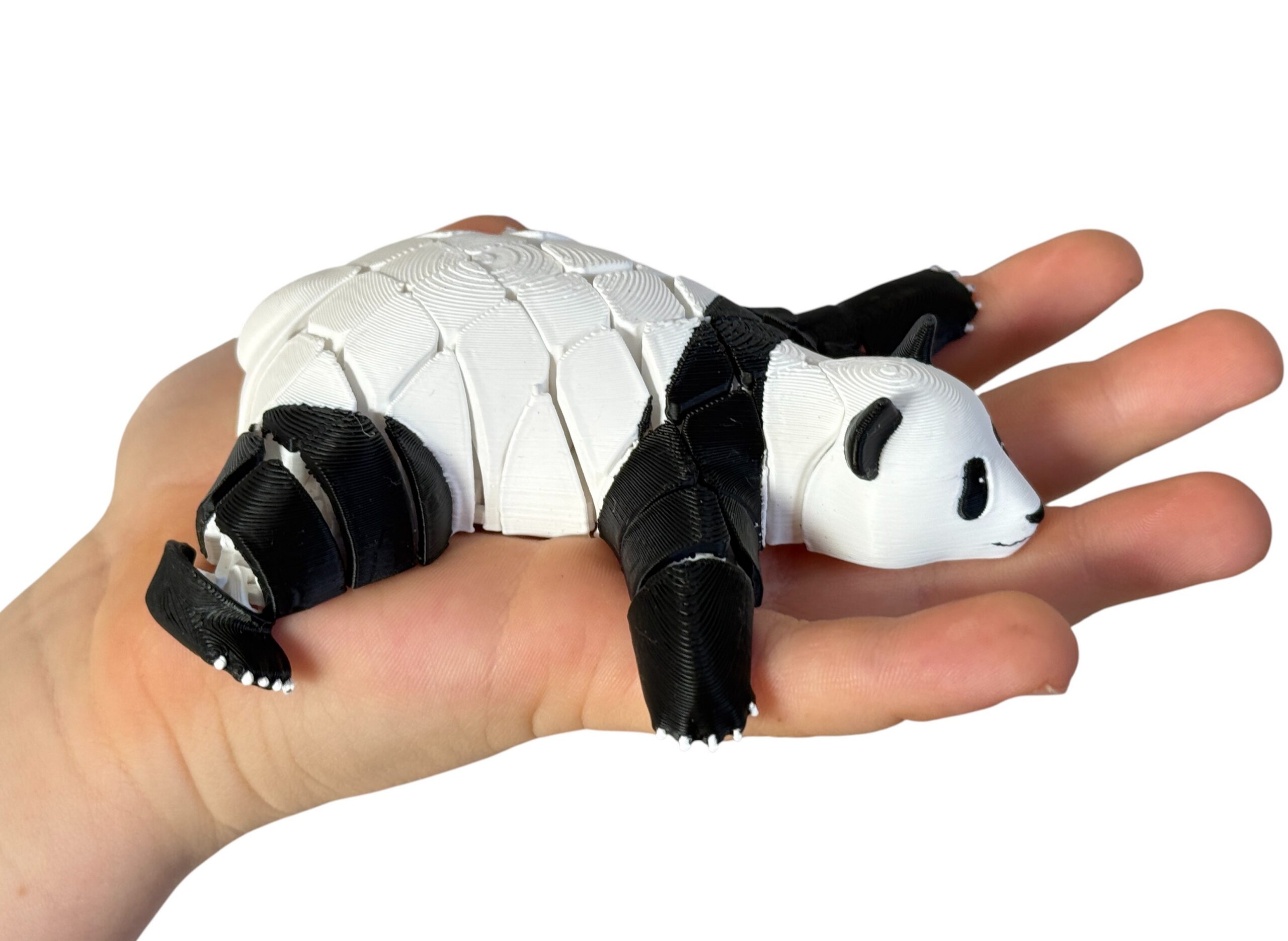 Panda segmentowa 3D – ruchoma figurka pełna spokoju i wdzięku, zabawka - obrazek 15