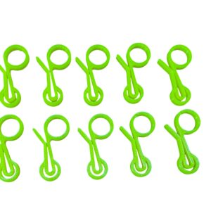 Klipsy do przypraw / torebek / opakowań – komplet 10 sztuk, różne kolory