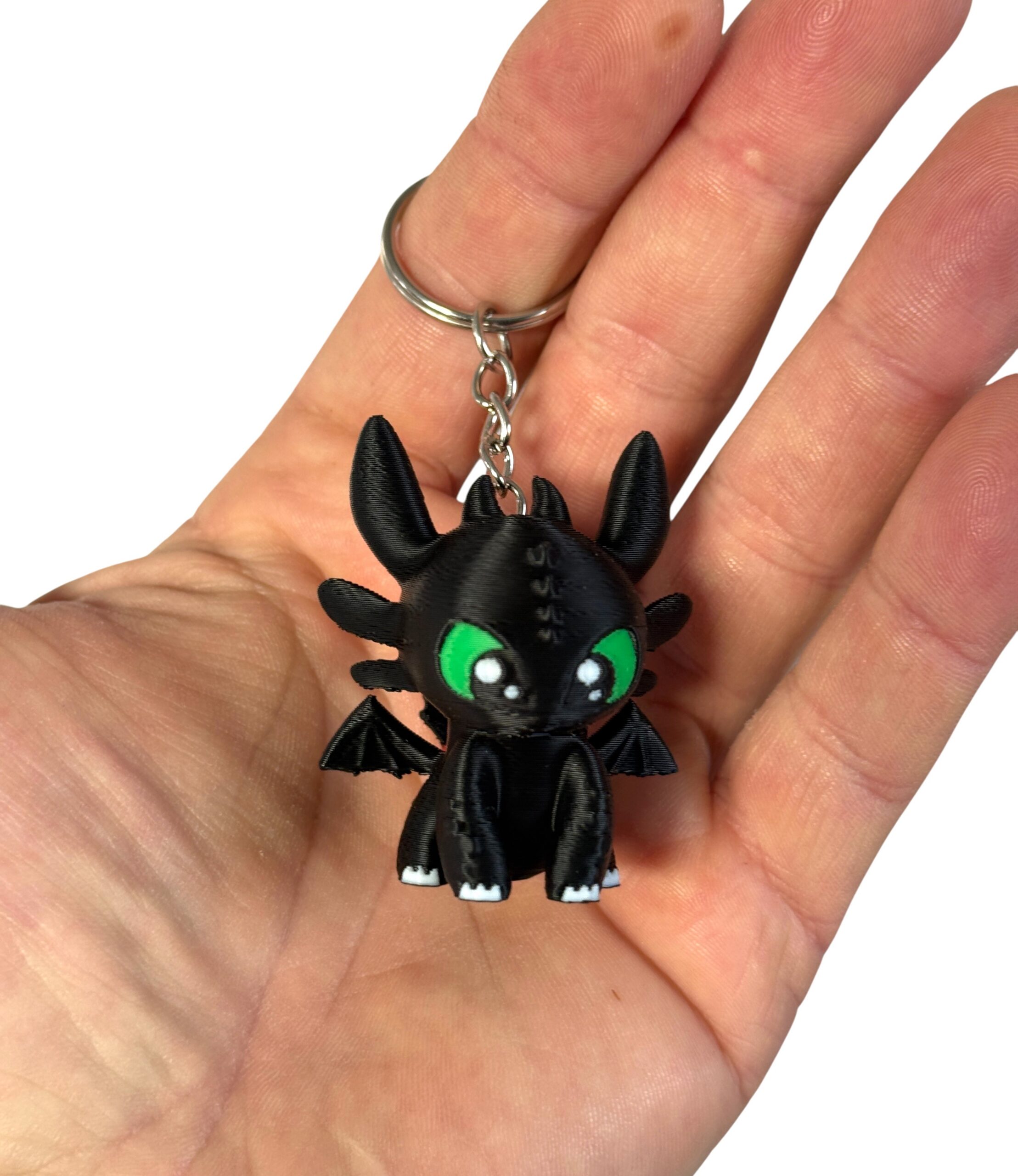 Smok Szczerbatek – brelok Nocna Furia 3D, figurka, prezent - obrazek 14