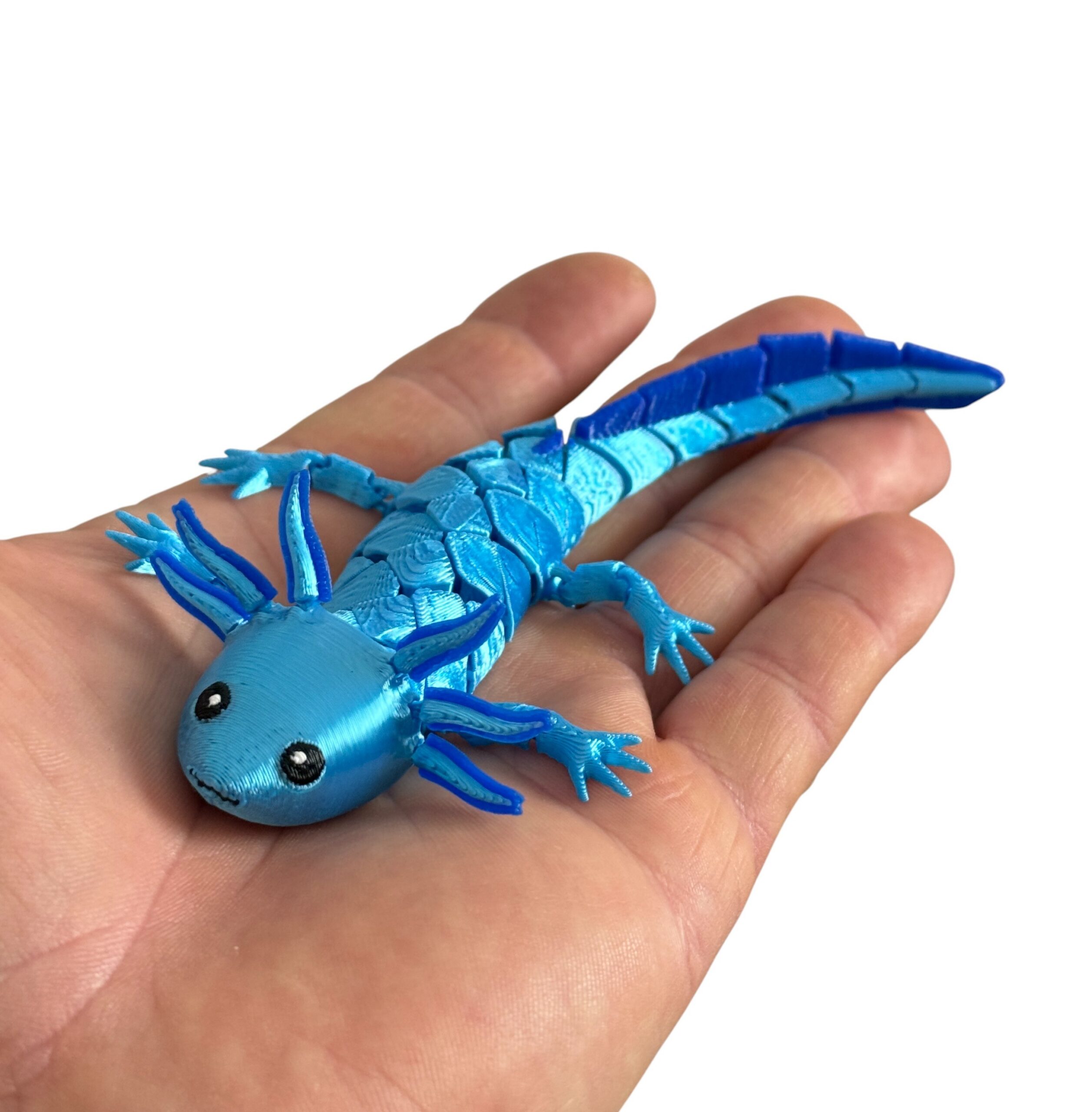 Aksolotl Baby – segmentowa, ruchoma figurka 3D z ruchomymi skrzelami!