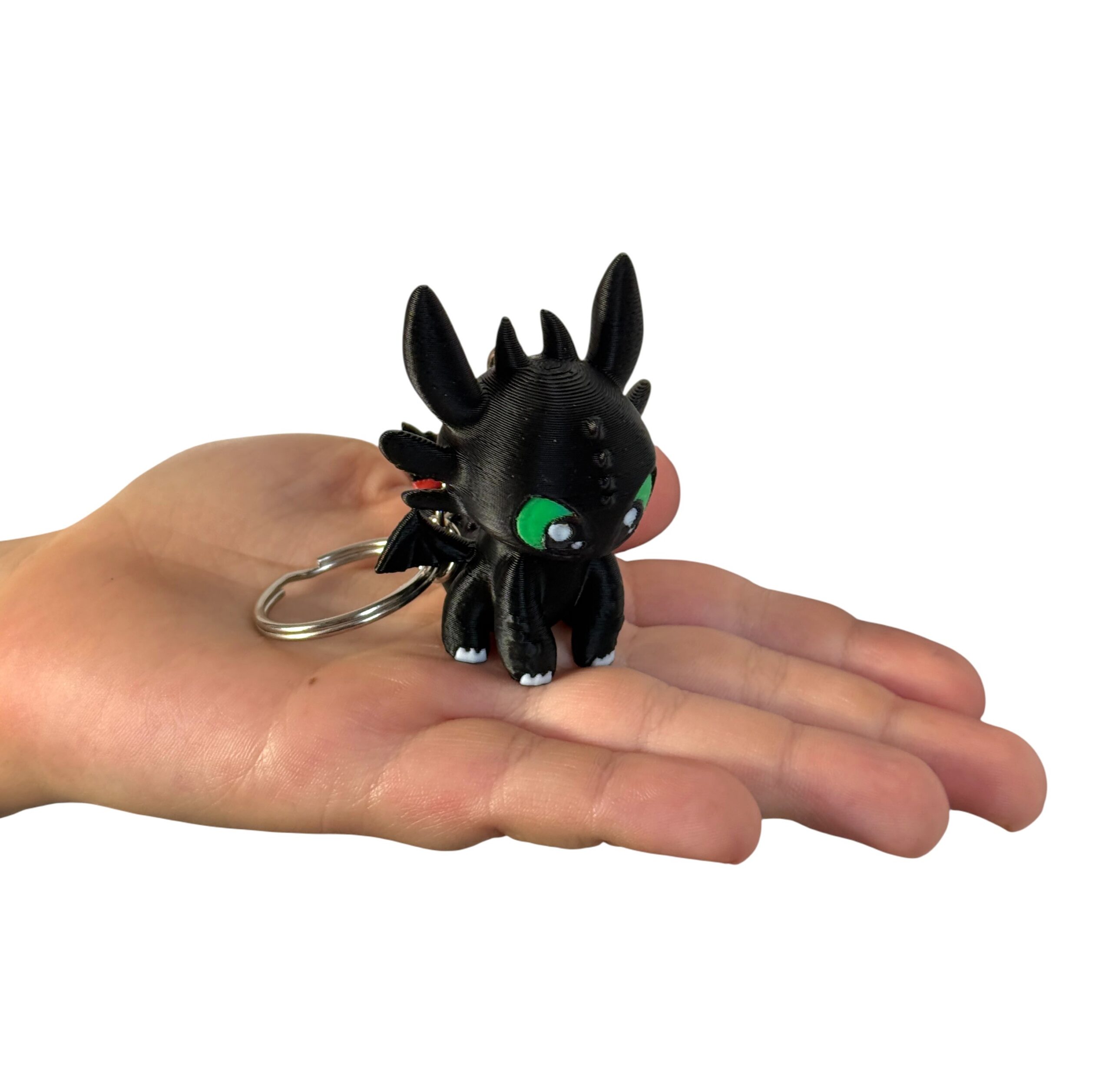 Smok Szczerbatek – brelok Nocna Furia 3D, figurka, prezent - obrazek 15